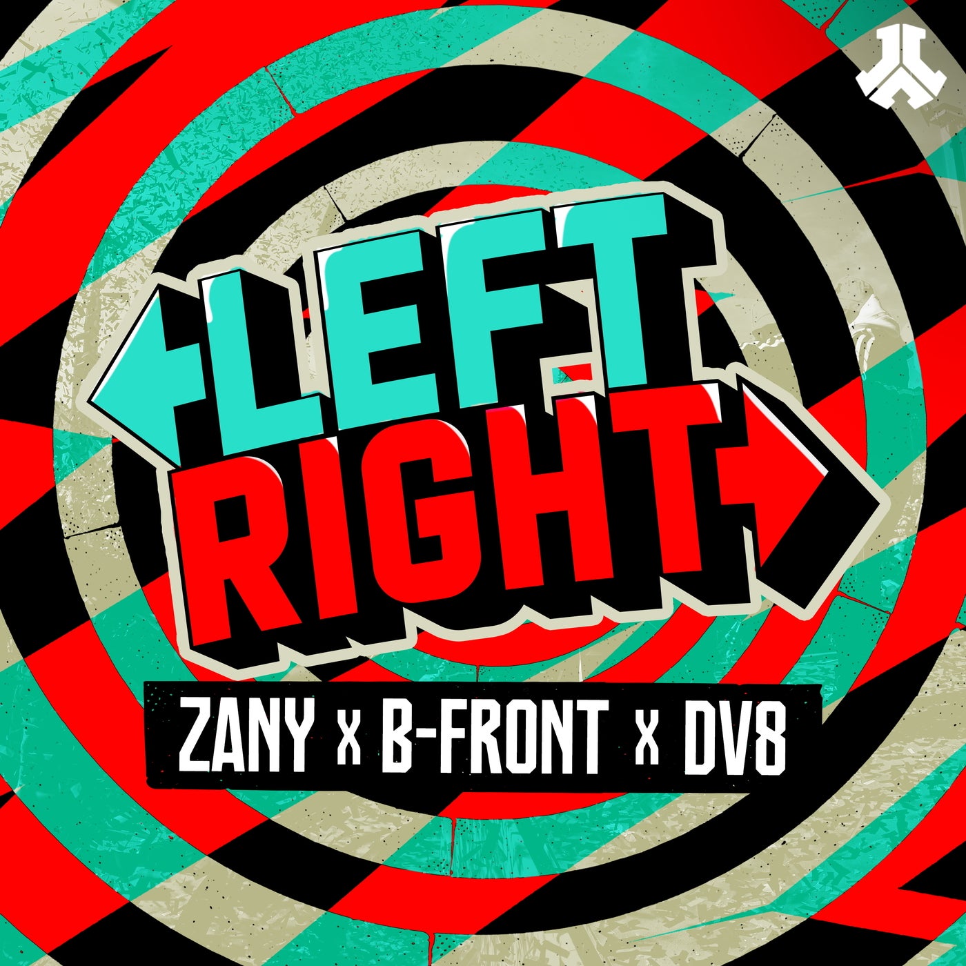 Cover - B-Front, DV8, Zany - LEFT - RIGHT (Original Mix)