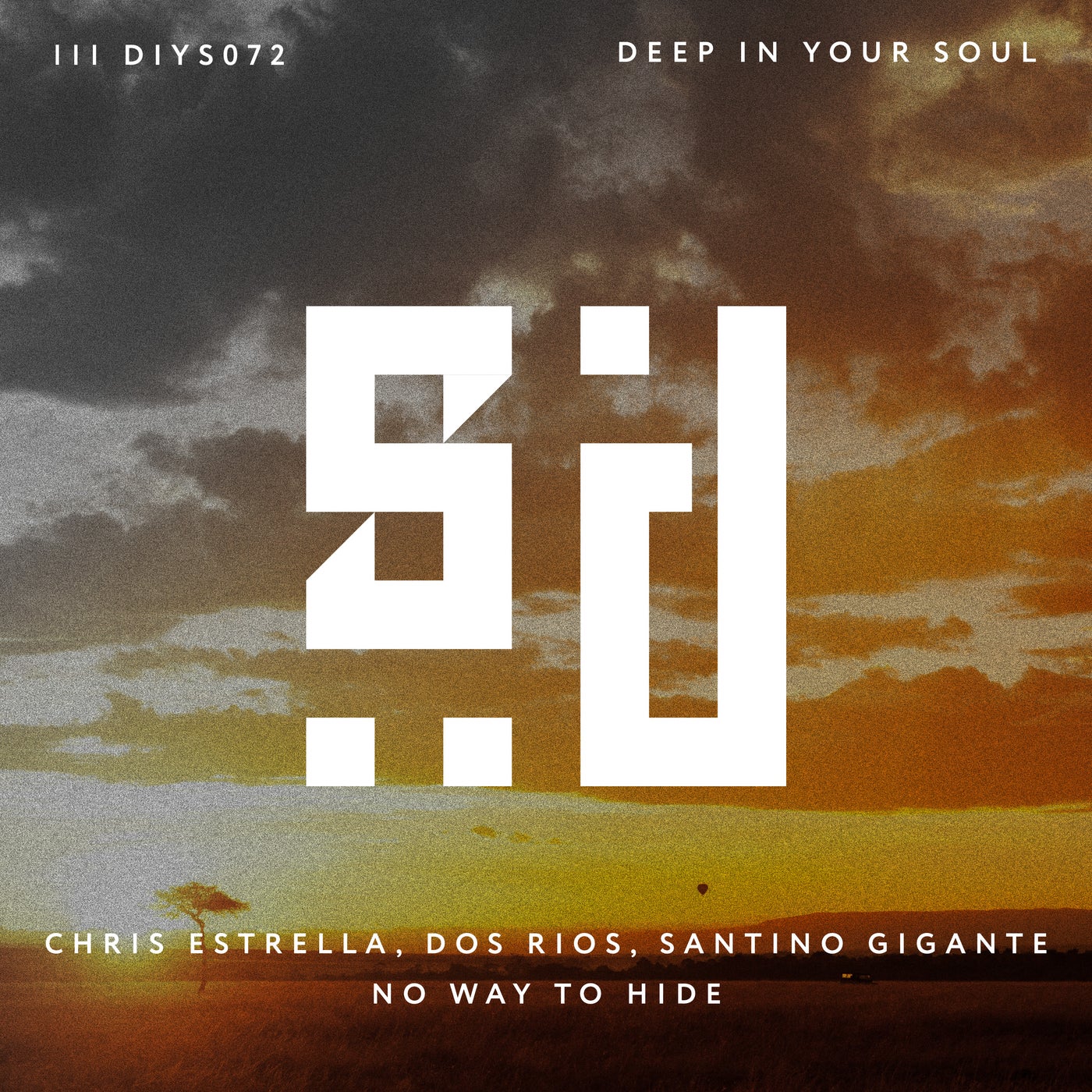 Cover - Chris Estrella, Dos Rios, Santino Gigante - No Way To Hide (Original Mix)