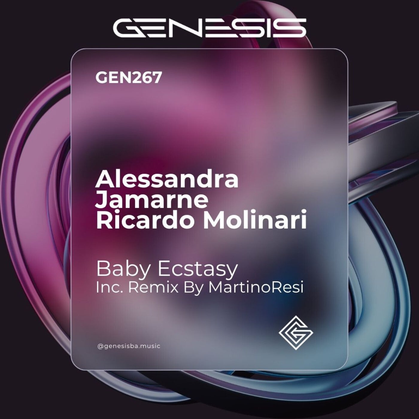 Cover - Ricardo Molinari, Alessandra Jamarne - Baby Ecstasy (MartinoResi Remix)