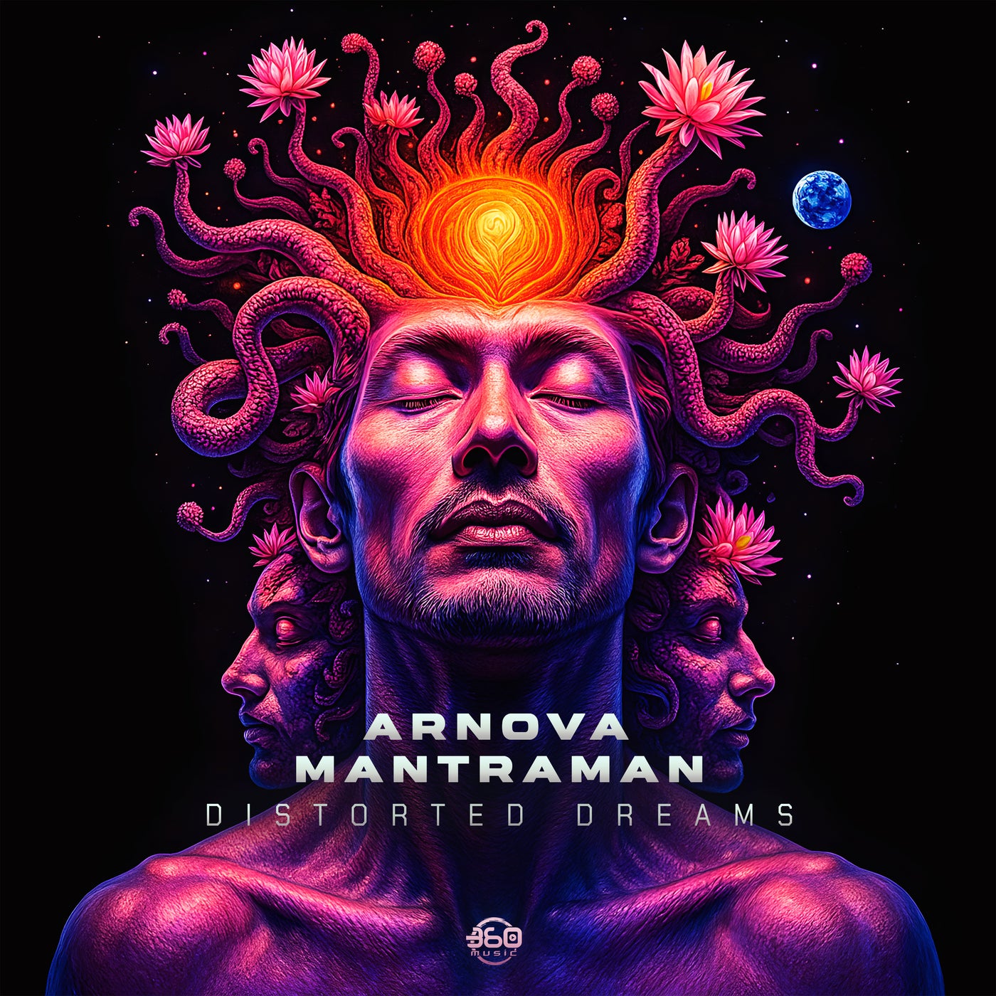 Cover - Arnova, Mantraman (UK), 360 Music - Distorted Dreams (Original Mix)
