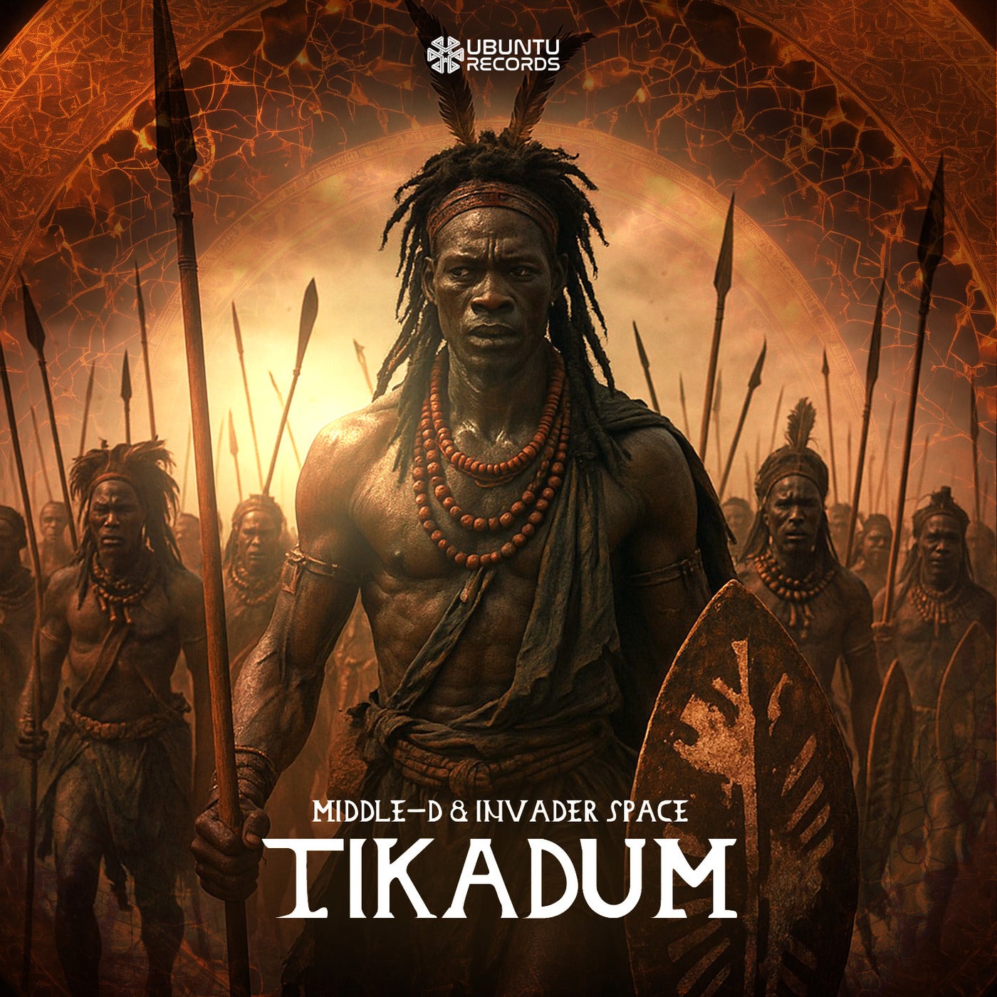 Cover - Middle-D, Invader Space - Tikadum (Original Mix)