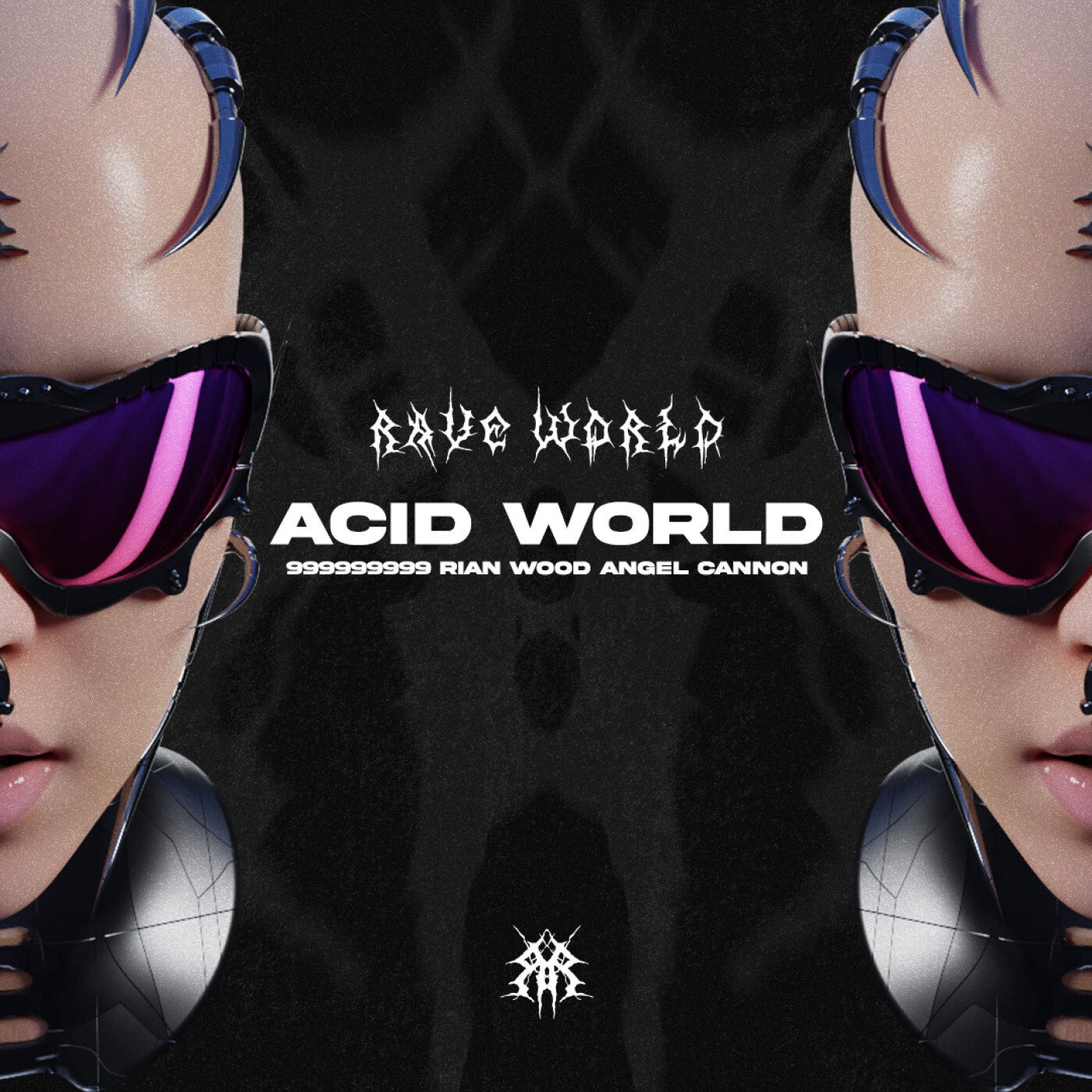 Cover - 999999999, Rian Wood, Angel Cannon - Acid World (Original Mix)