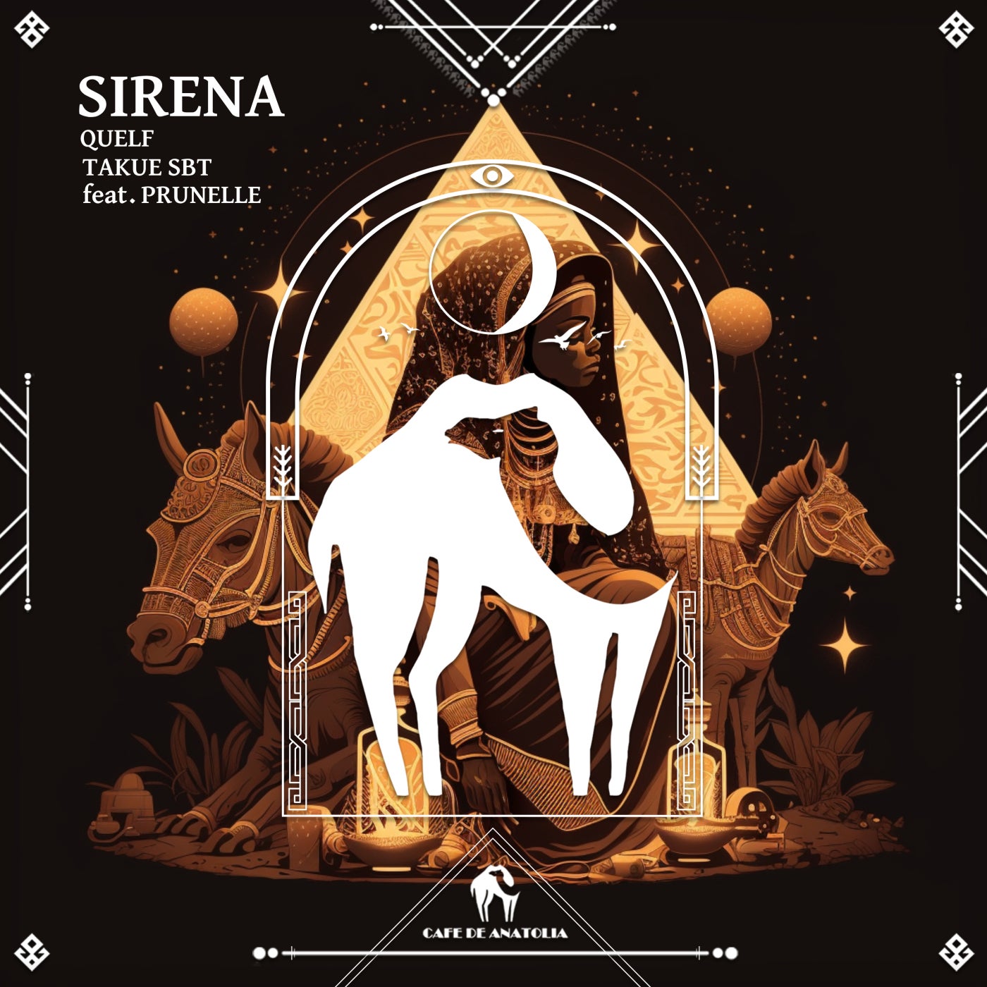 Cover - Cafe De Anatolia, Quelf, Takue SBT - Sirena feat. Prunelle (Original Mix)