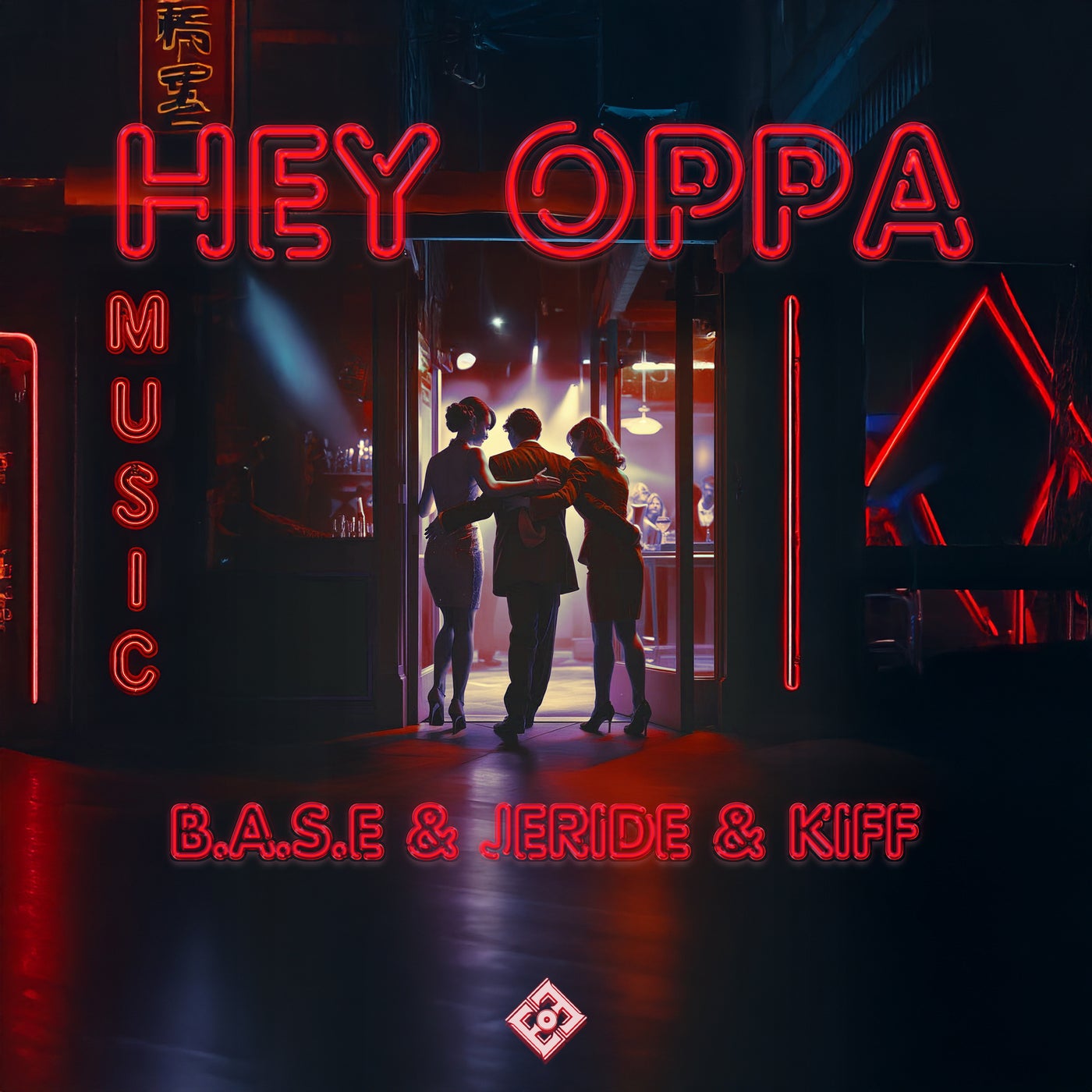 Cover - Kiff, JERIDE, B.A.S.E - HEY OPPA (Extended Mix)