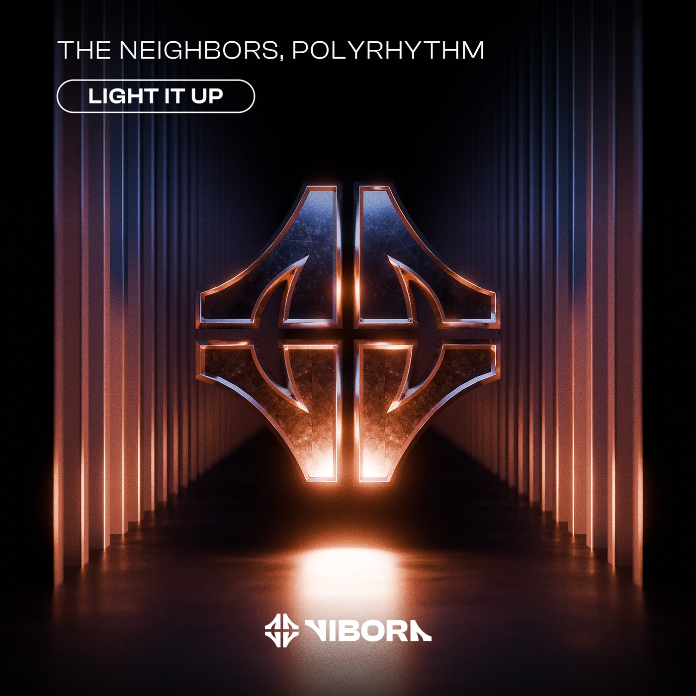 Cover - PolyRhythm, The Neighbors - Light It Up (Extended Mix)