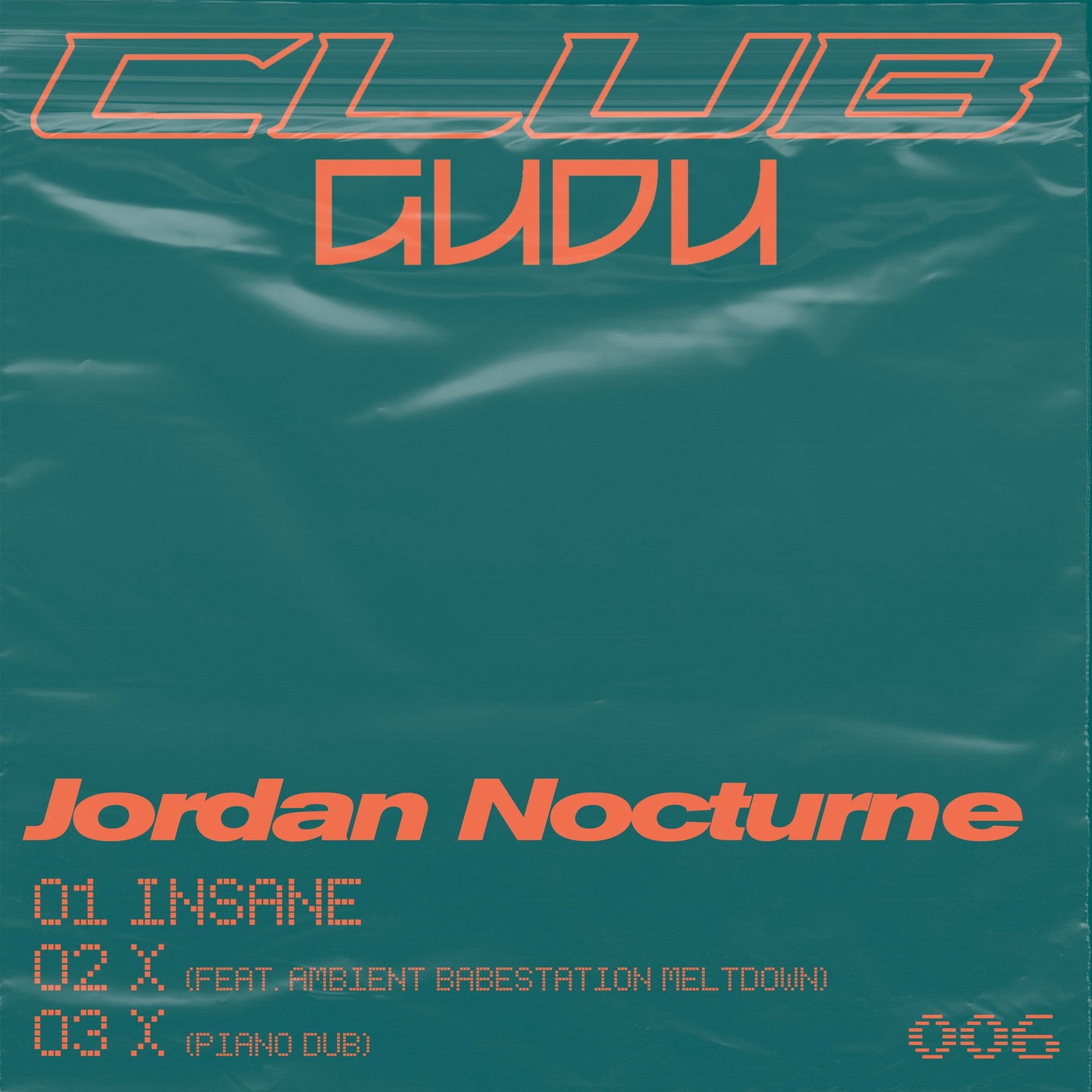 Cover - Jordan Nocturne - X (Piano Dub)