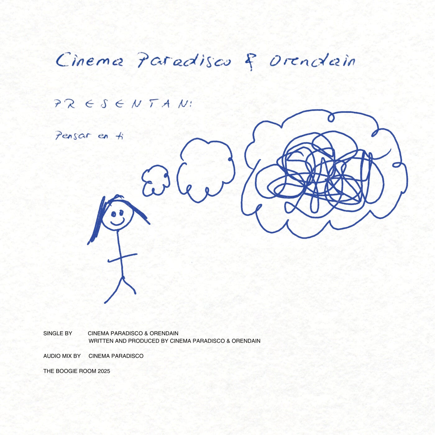 Cover - orendain, Cinema Paradisco - Pensar en ti (Original Mix)