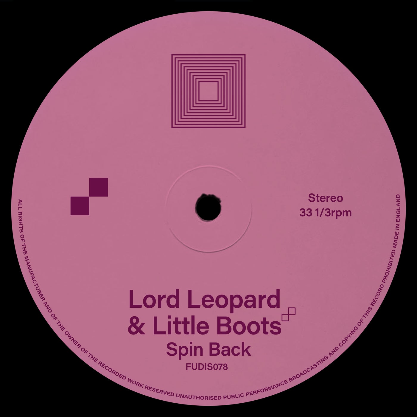 Cover - Little Boots, Lord Leopard - Spin Back (Extended Mix)