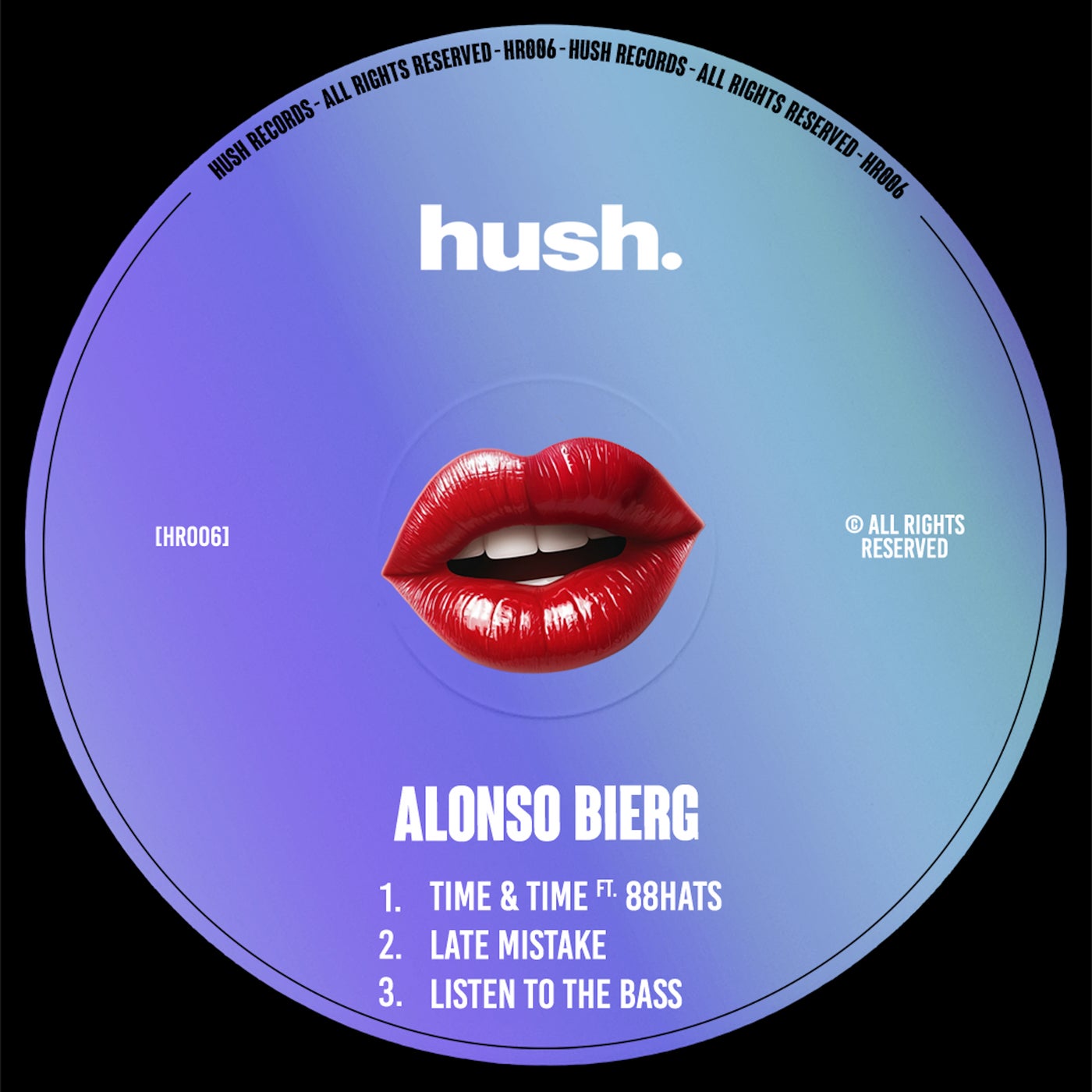 Cover - Alonso Bierg, 88HATS - Time & Time  (Original Mix)