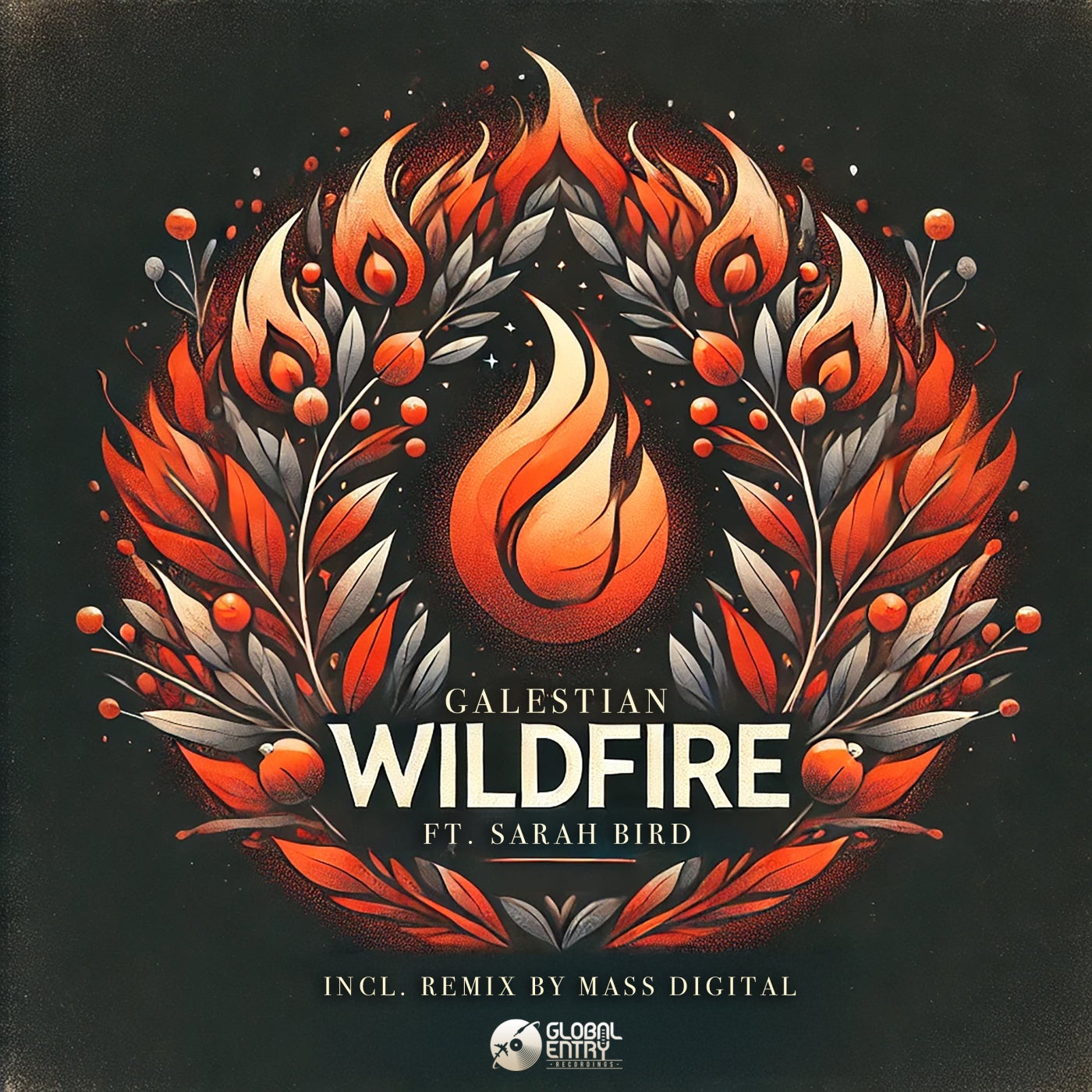 Cover - Galestian, Sarah Bird - Wildfire (Mass Digital Extended Remix)