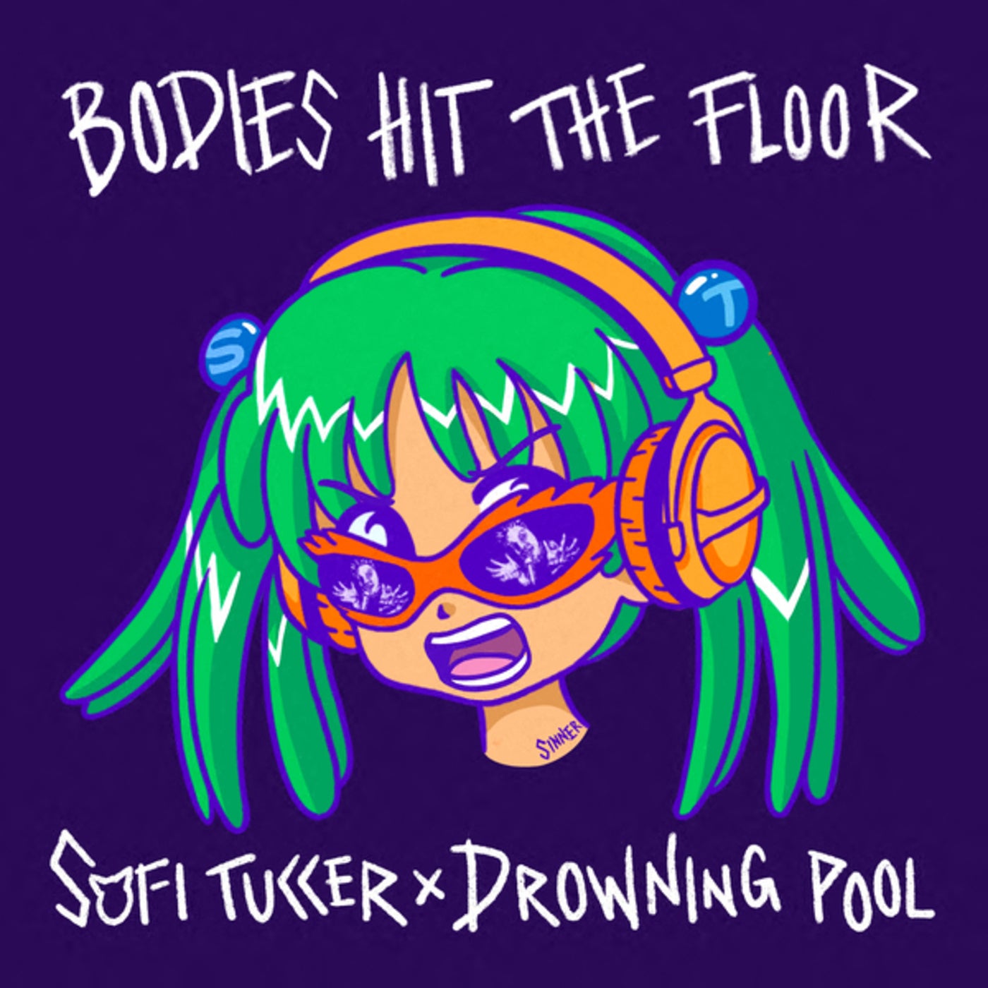 Cover - Sofi Tukker, Drowning Pool - Bodies Hit The Floor (Original Mix)