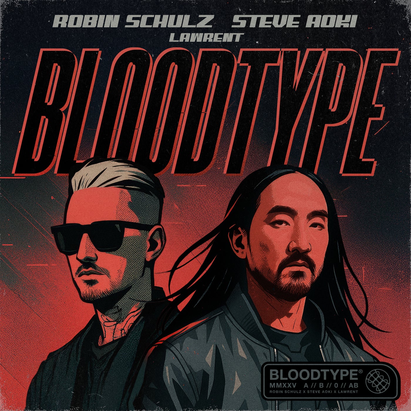 Cover - Steve Aoki, Robin Schulz, LAWRENT - Bloodtype (Extended Mix)