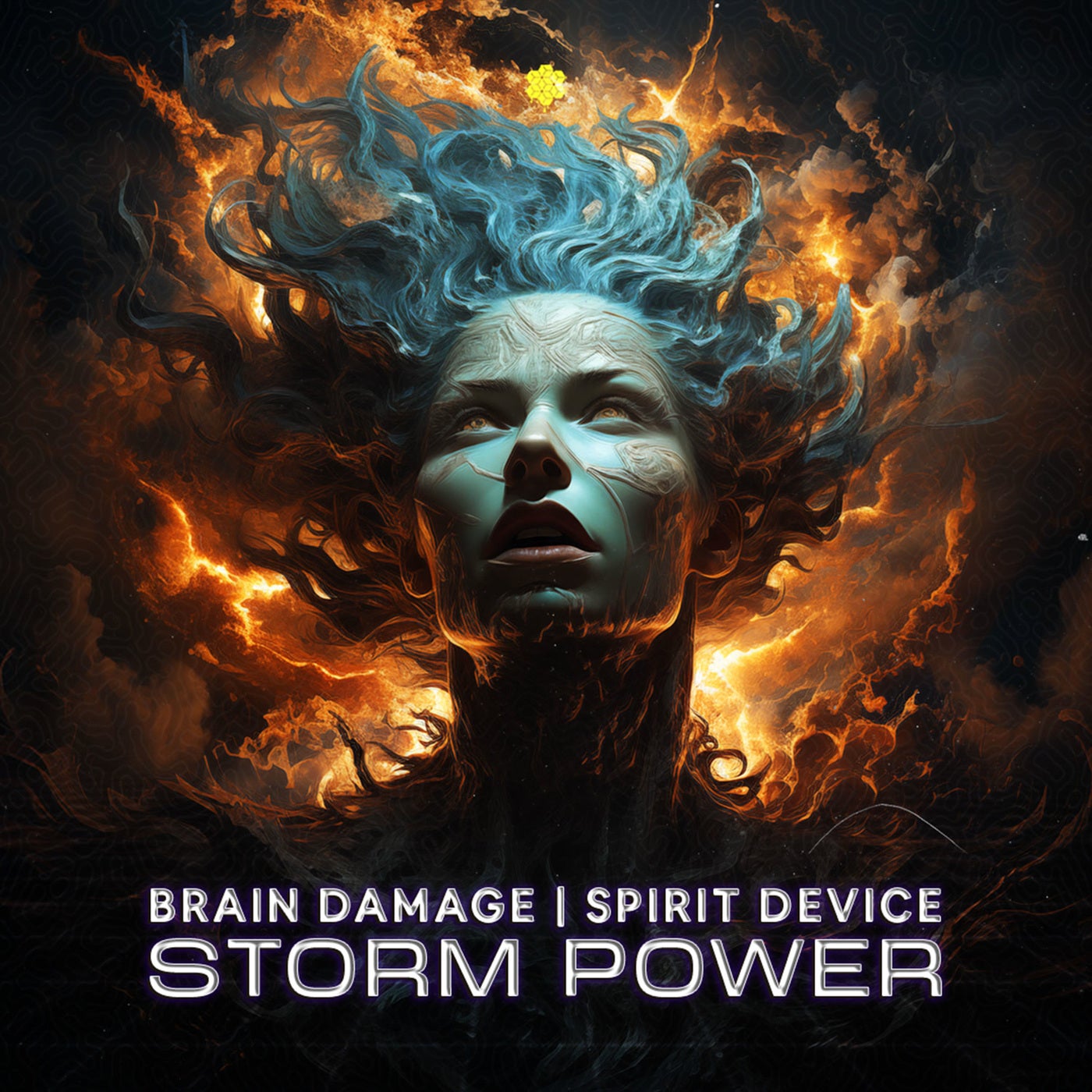 Cover - Brain Damage, Spirit Device - Storm Power (Original Mix)