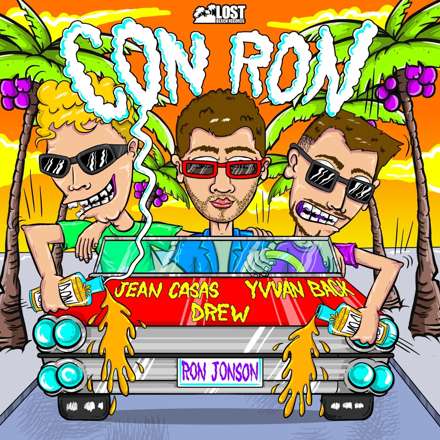 Cover - Yvvan Back, Jean Casas, Drew (US) - Con Ron (Extended Mix)