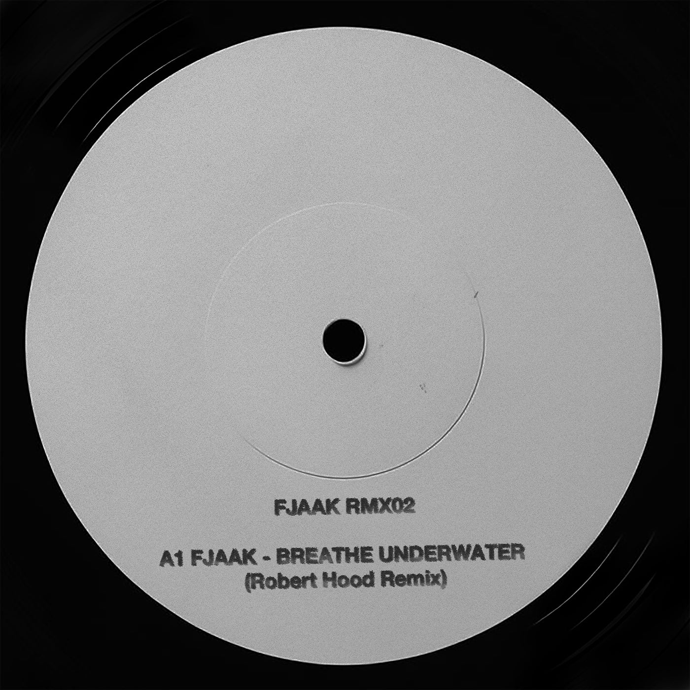 Cover - Robert Hood, FJAAK - Breathe Underwater (Robert Hood Remix)