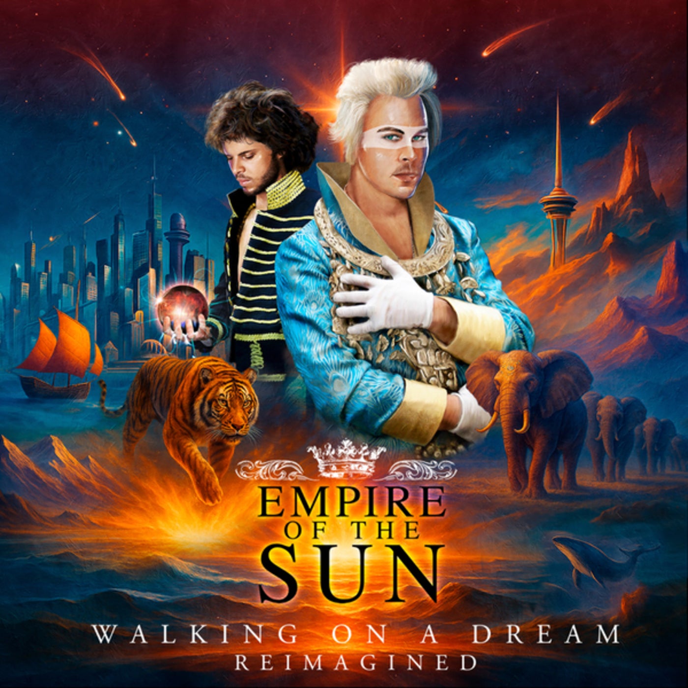 Cover - Empire Of The Sun, Marlon Hoffstadt - Walking On A Dream (Marlon Hoffstadt Extended Remix)