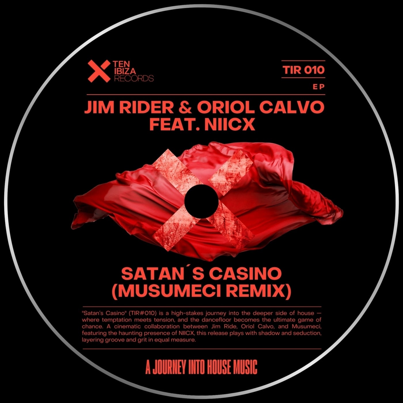 Cover - Oriol Calvo, Jim Rider - Satan's Casino feat. NIICX (Extended Mix)