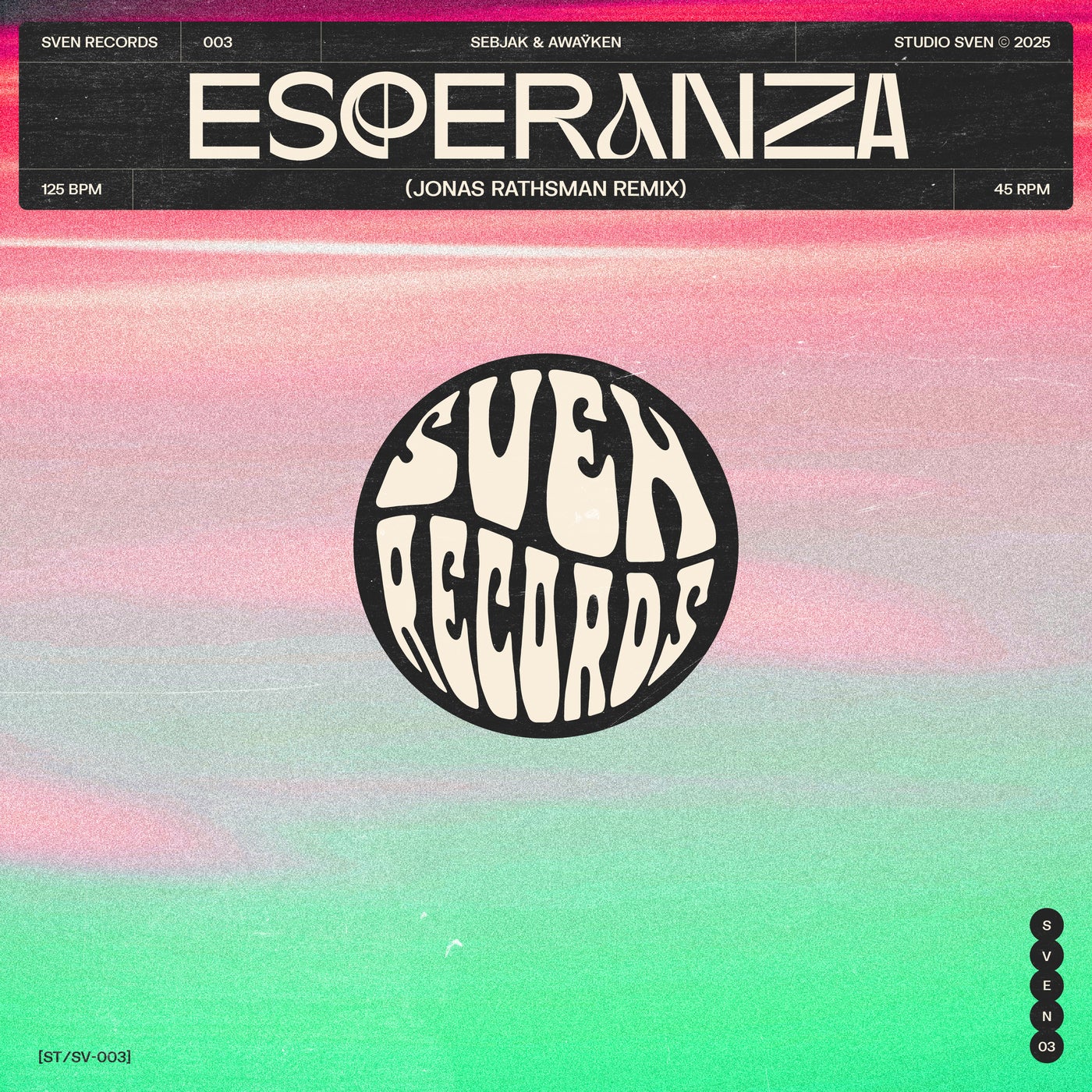Cover - Sebjak, AWAŸKEN - Esperanza (Jonas Rathsman Remix)