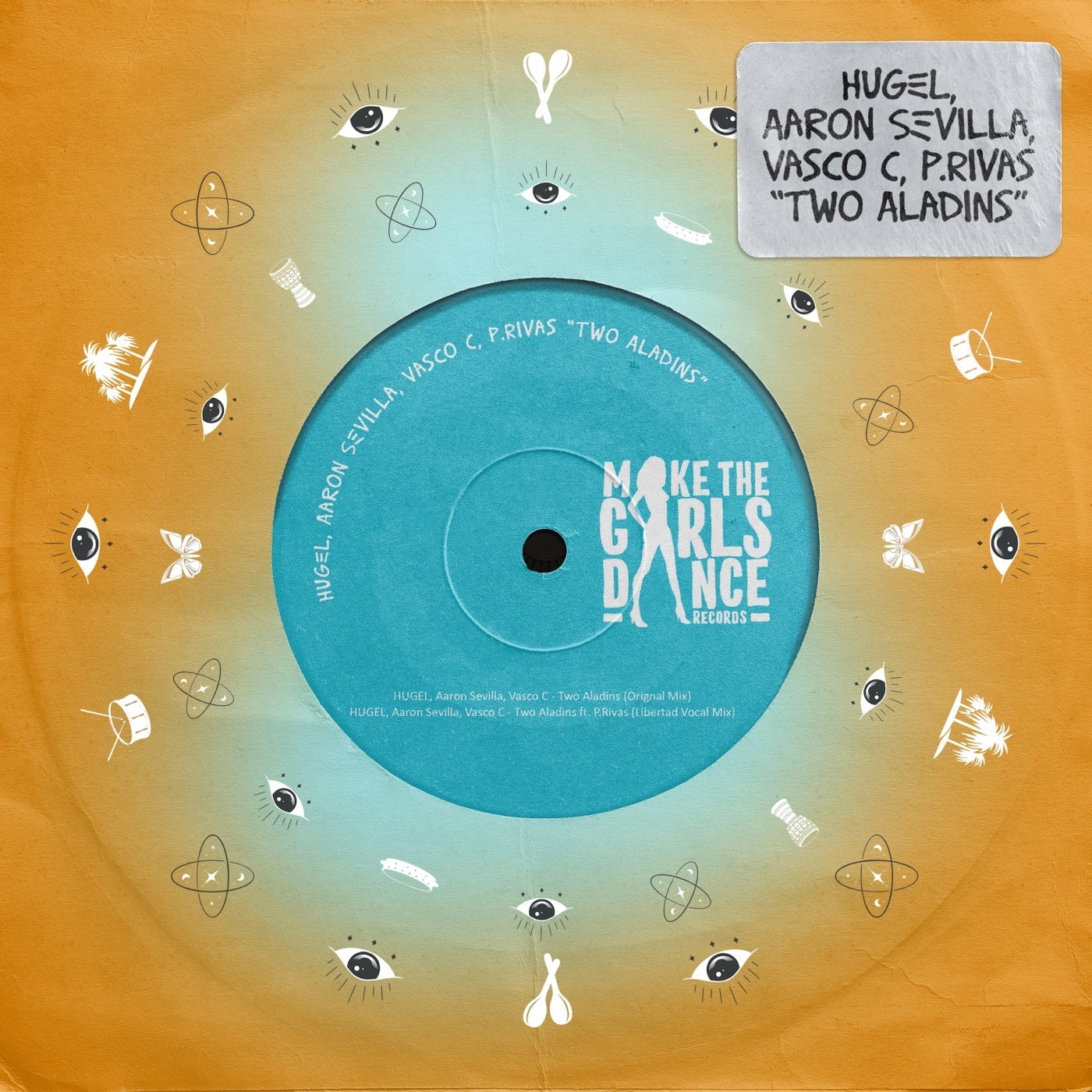 Cover - Vasco C, Hugel, Aaron Sevilla - Two Aladins (Extended Mix)