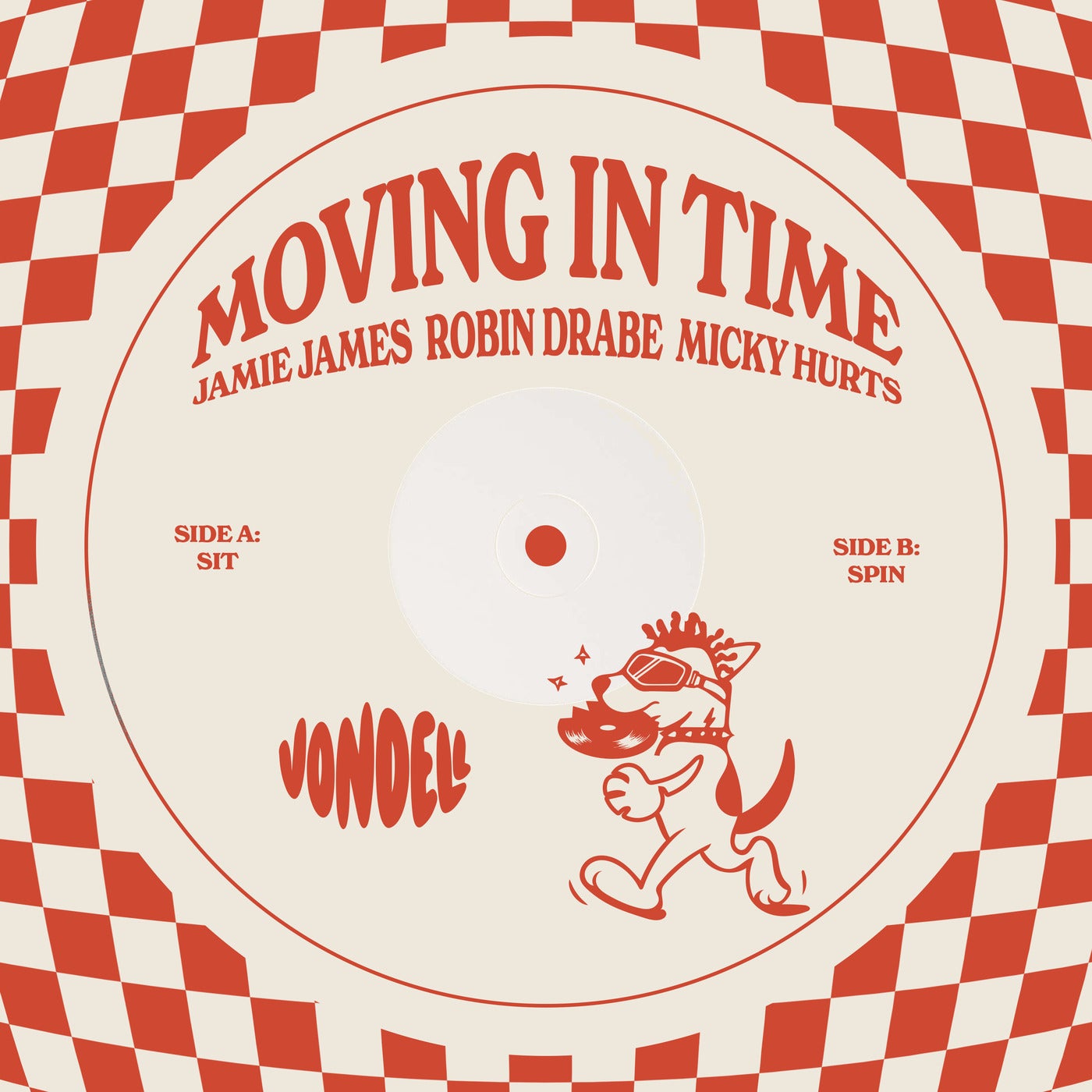 Cover - Jamie James, Micky Hurts, Robin Drabe - Moving In Time (Extended Mix)