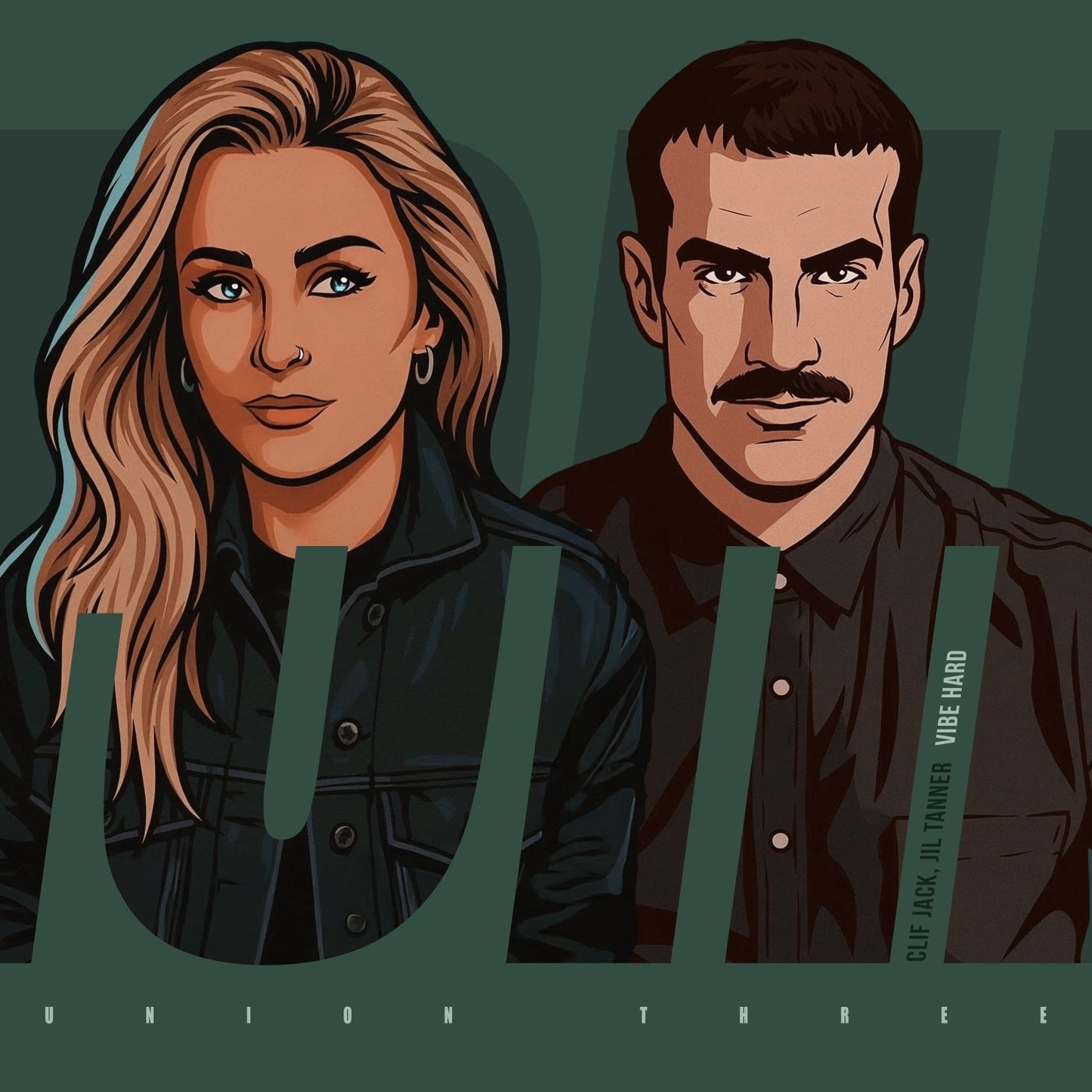 Cover - Clif Jack, Jil Tanner - Vibe Hard (Original Mix)