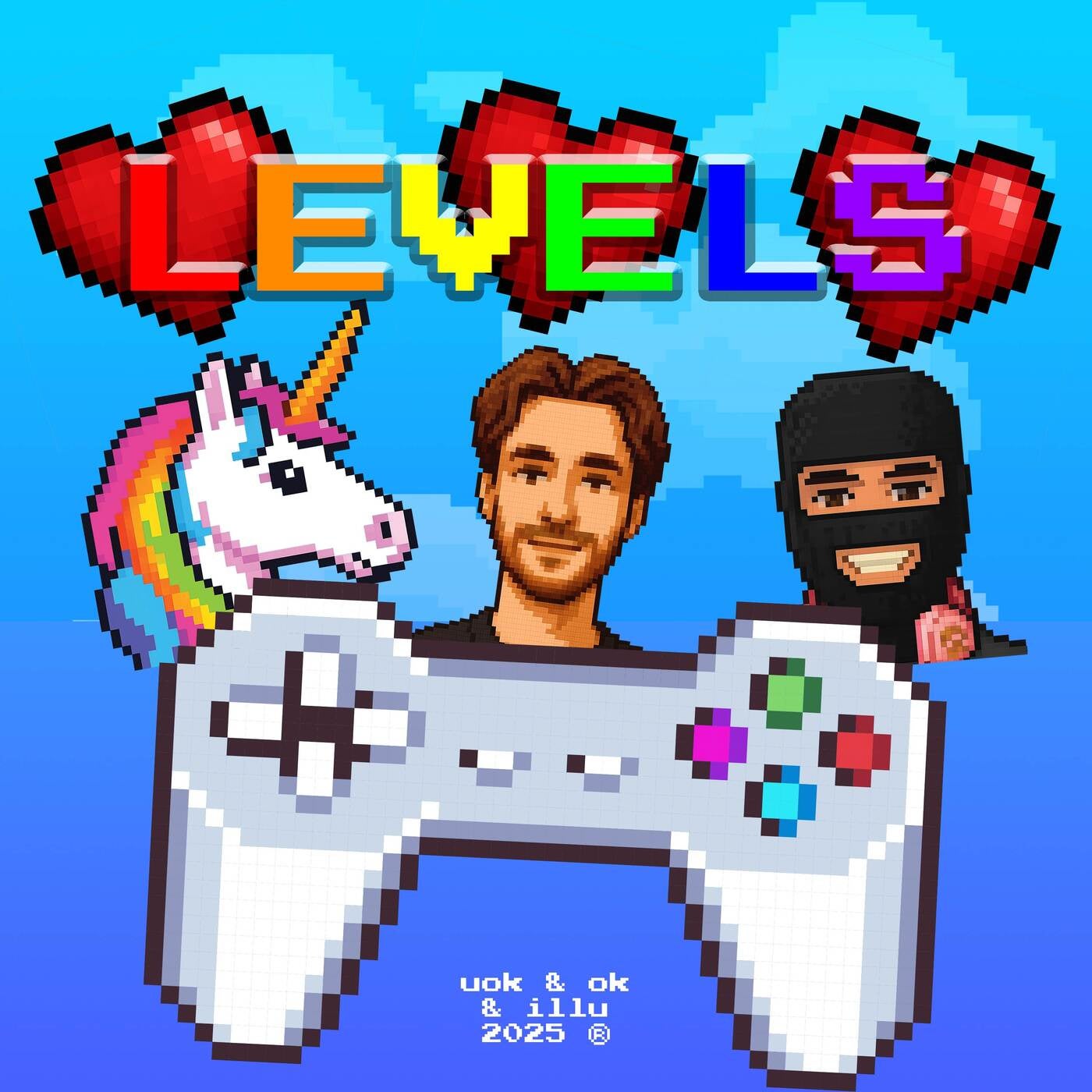 Cover - Unicorn On Ketamine, Opgekonkerd, Illuszion - LEVELS (Original Mix)