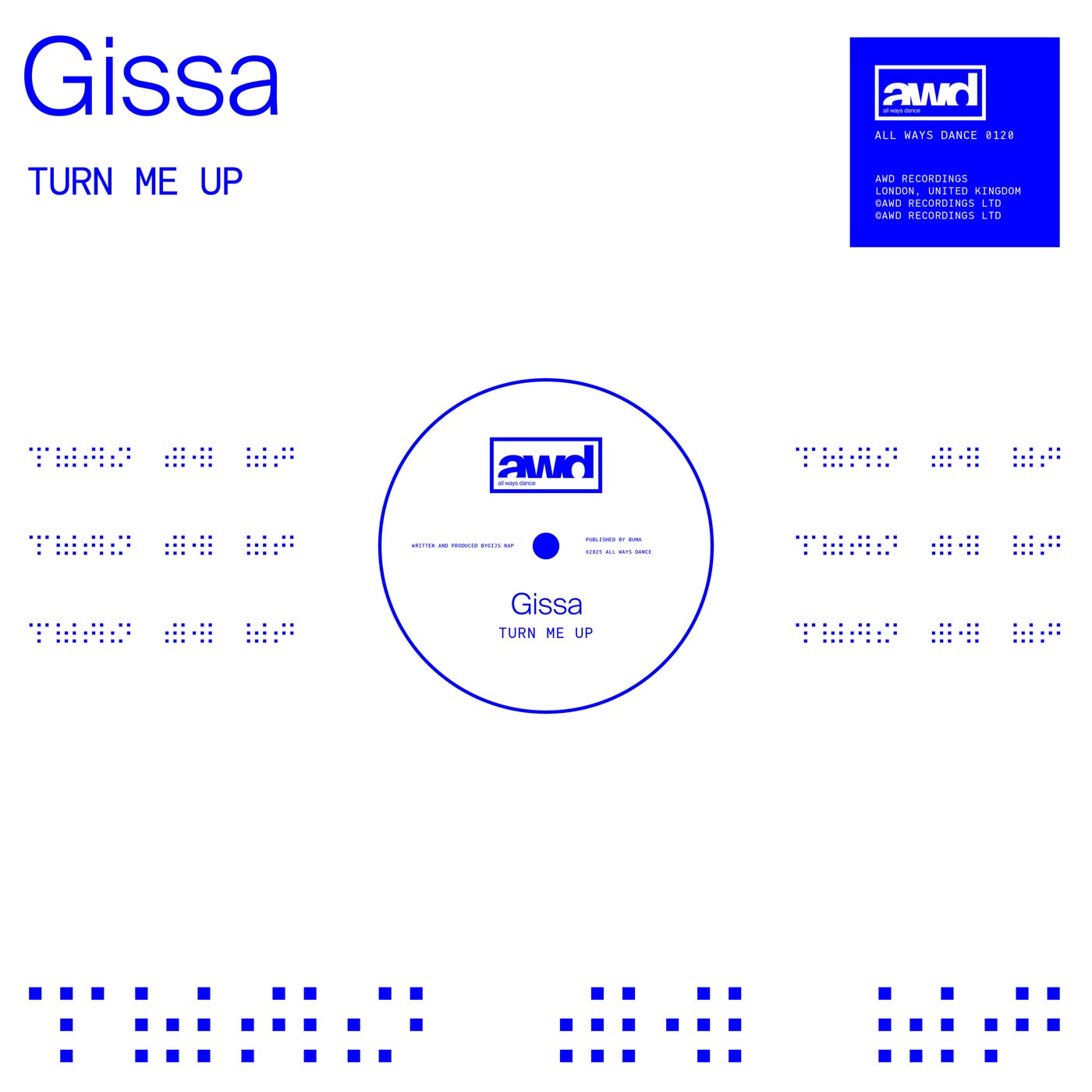 Cover - GISSA - Turn Me Up (Original Mix)