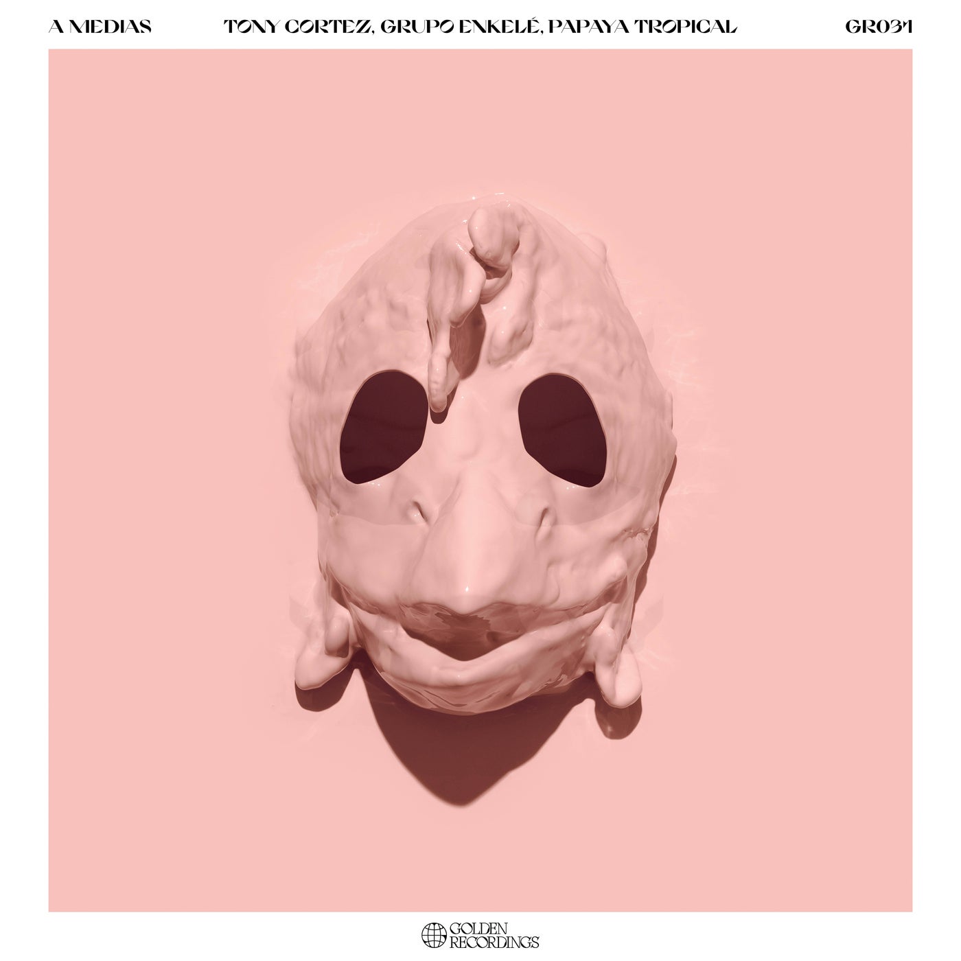 Cover - Tony Cortez, Papaya Tropical, Grupo Enkelé - A Medias (Extended Mix)