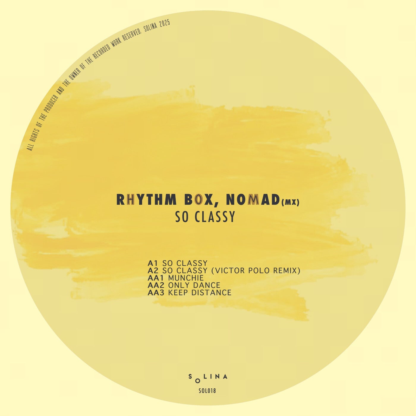 Cover - Rhythm Box, Nomad (MX) - So Classy (Original Mix)