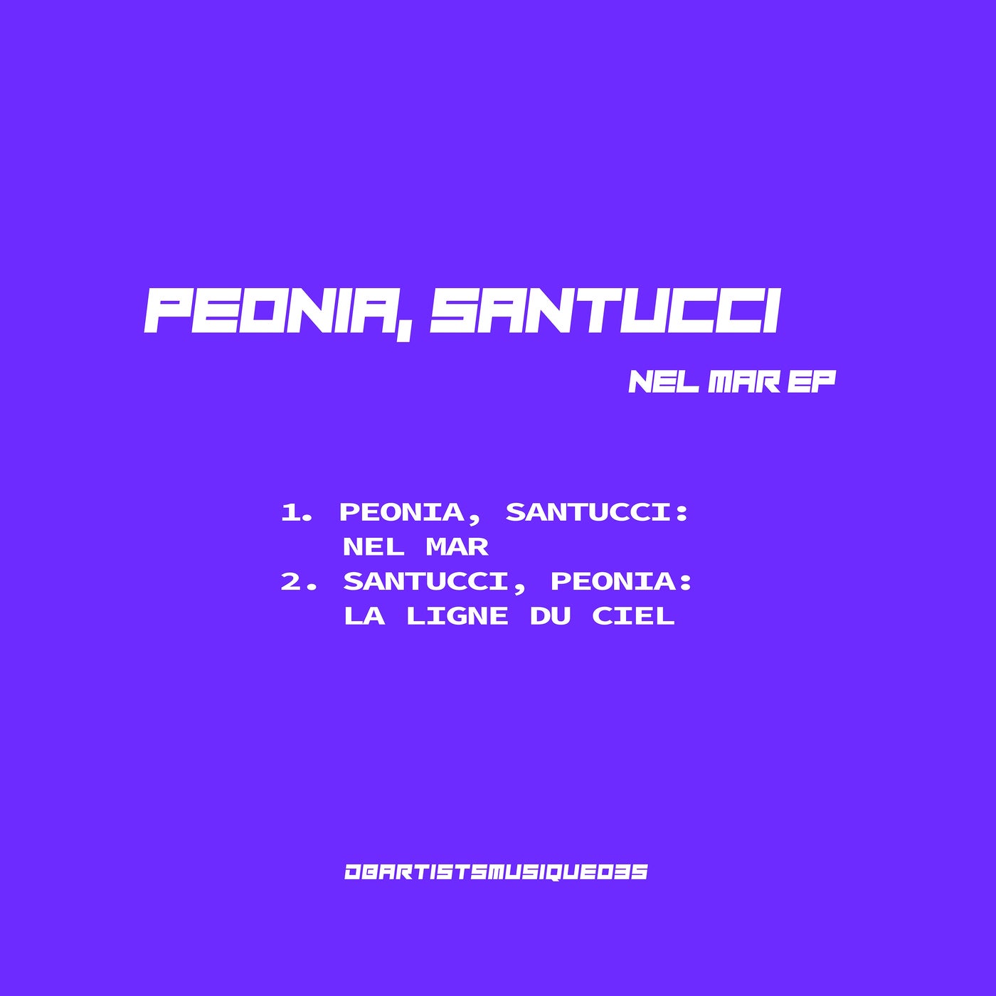 Cover - Santucci, Peonia - La Ligne Du Ciel (Original Mix)