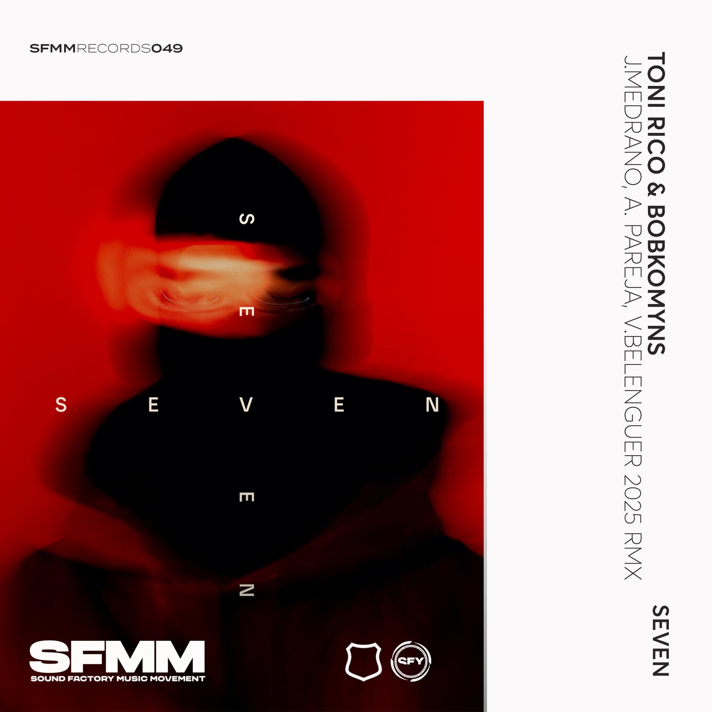 Cover - Toni Rico, Bobkomyns - Seven  (Jorge Medrano, Vicente Belenguer, Alfredo Pareja 2k25 Remix)