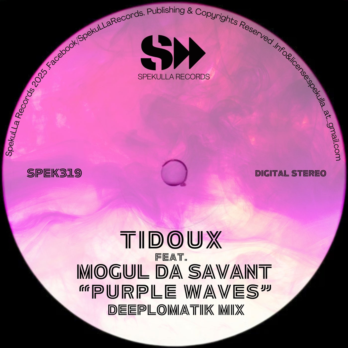 Cover - Deeplomatik, Tidoux, Mogul Da Savant - Purple Waves  (Deeplomatik Remix)