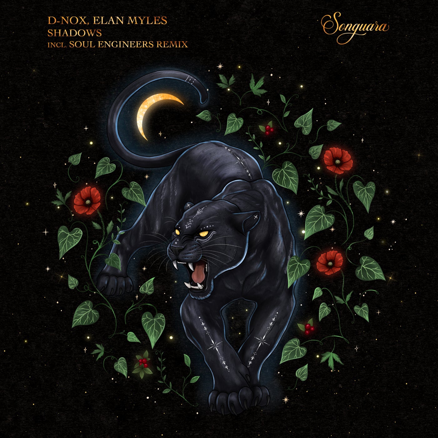 Cover - D-Nox, Elan Myles - Shadows (Vocal Extended Version)