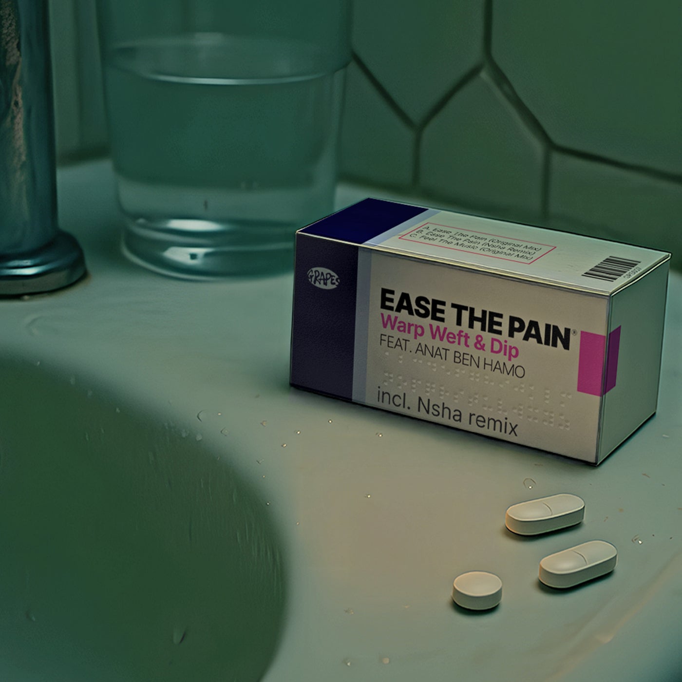 Cover - Dip (IL), Warp Weft - Ease The Pain feat. Anat Ben Hamo (Nsha Remix)