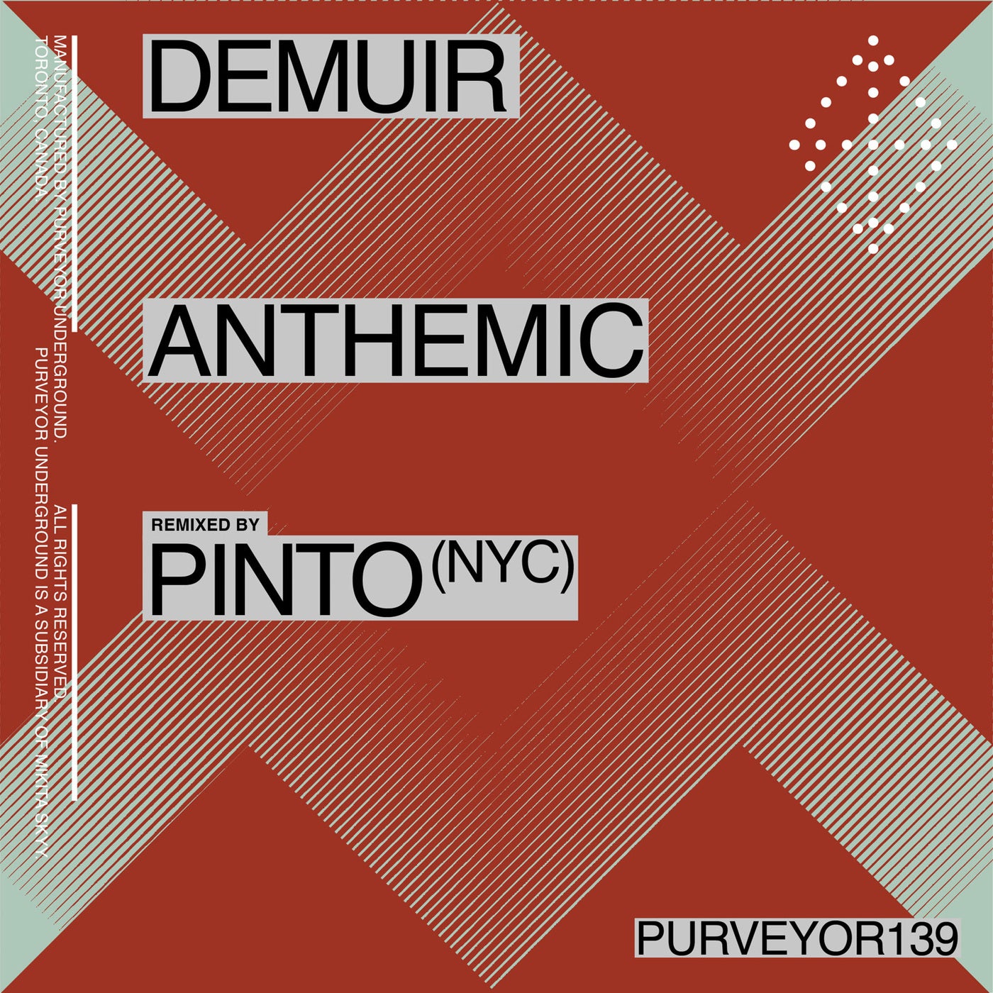 Cover - Demuir - Anthemic (Pinto (NYC)'s One Two Edit)