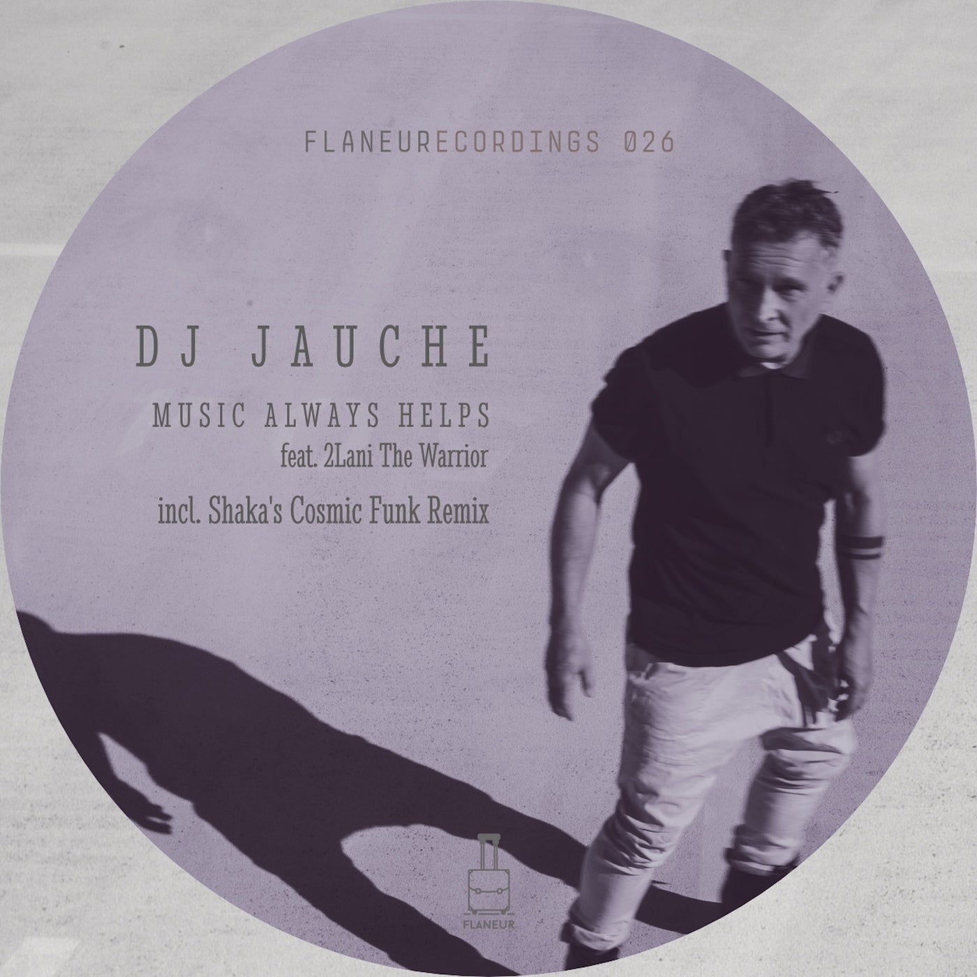 Cover - DJ Jauche, 2lani The Warrior - Music Always Helps  (Shaka's Cosmic Funk Remix)