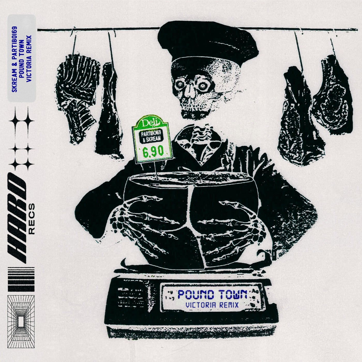 Cover - Skream, Partiboi69 - Pound Town (Original Mix)