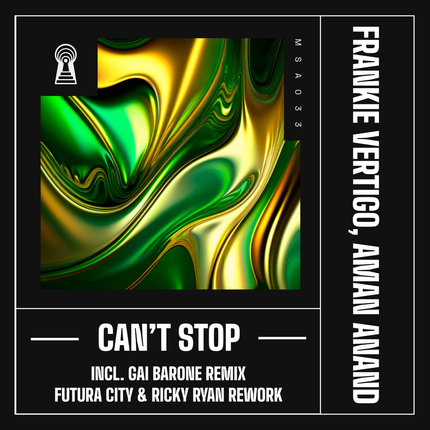 Cover - Aman Anand, Frankie Vertigo - Can't Stop (Gai Barone Extended Remix)