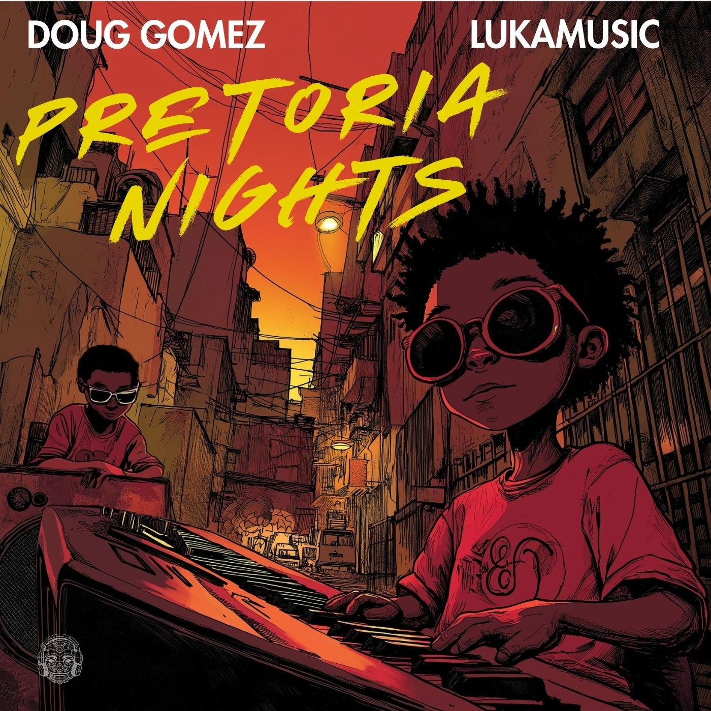 Cover - Doug Gomez, LukaMusic - Pretoria Nights (Original Mix)