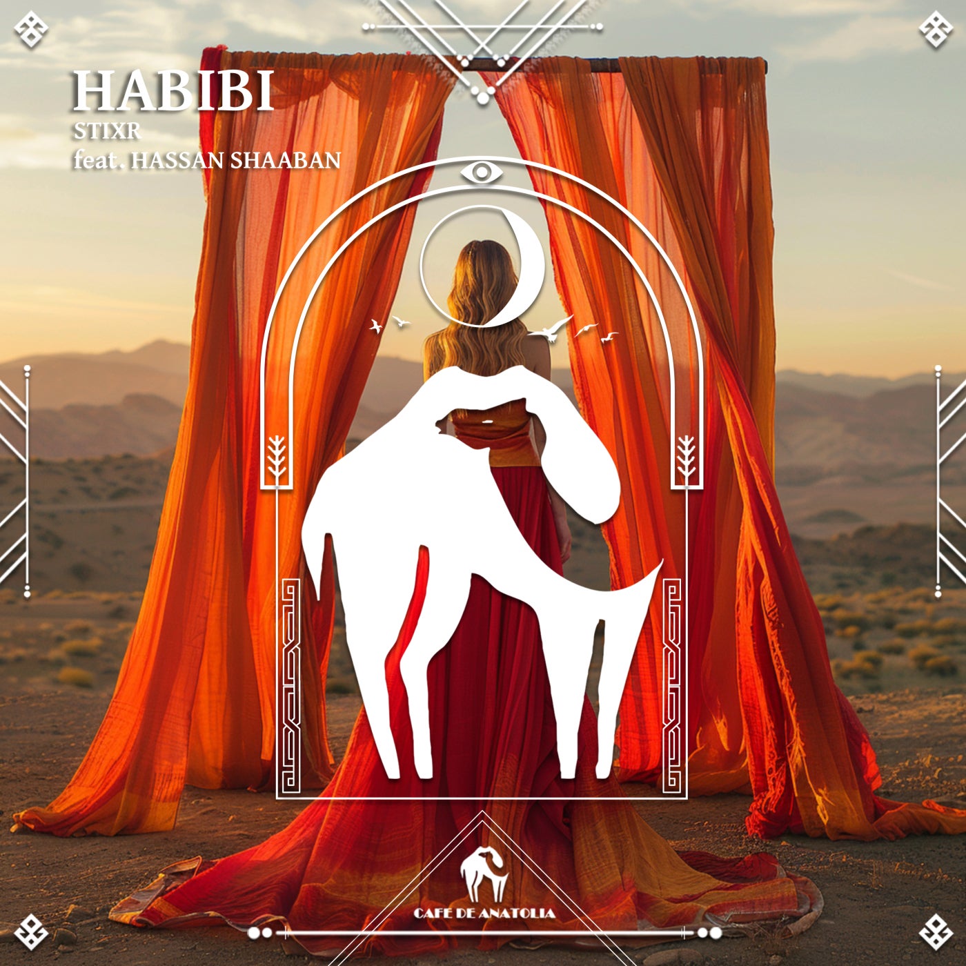 Cover - Cafe De Anatolia, Stixr - Habibi feat. Hassan Shaaban (Extended Mix)