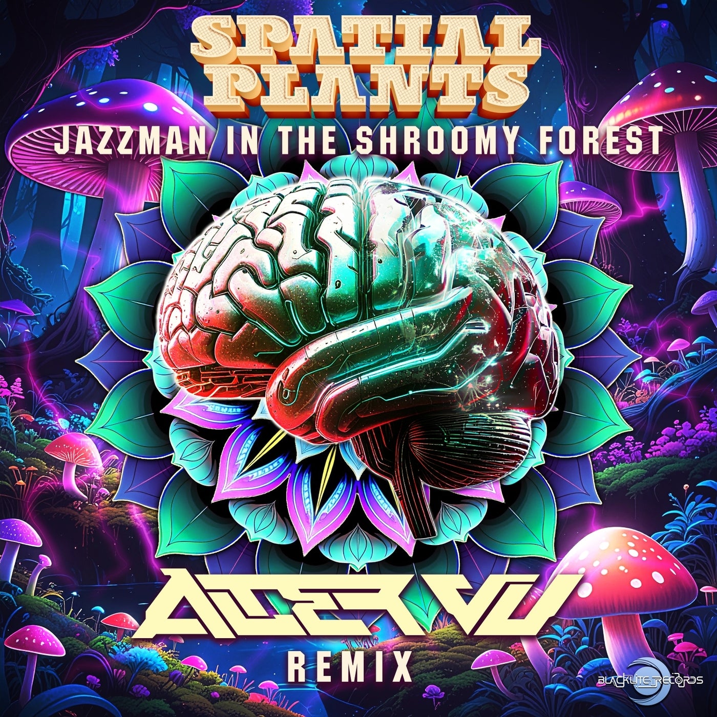 Cover - Spatial Plants - Jazzman in the Shroomy Forest (Alter Vu Remix)