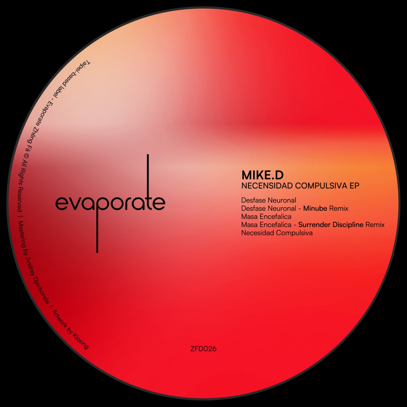 Cover - Mike.D - Desfase Neuronal  (Minube Remix)