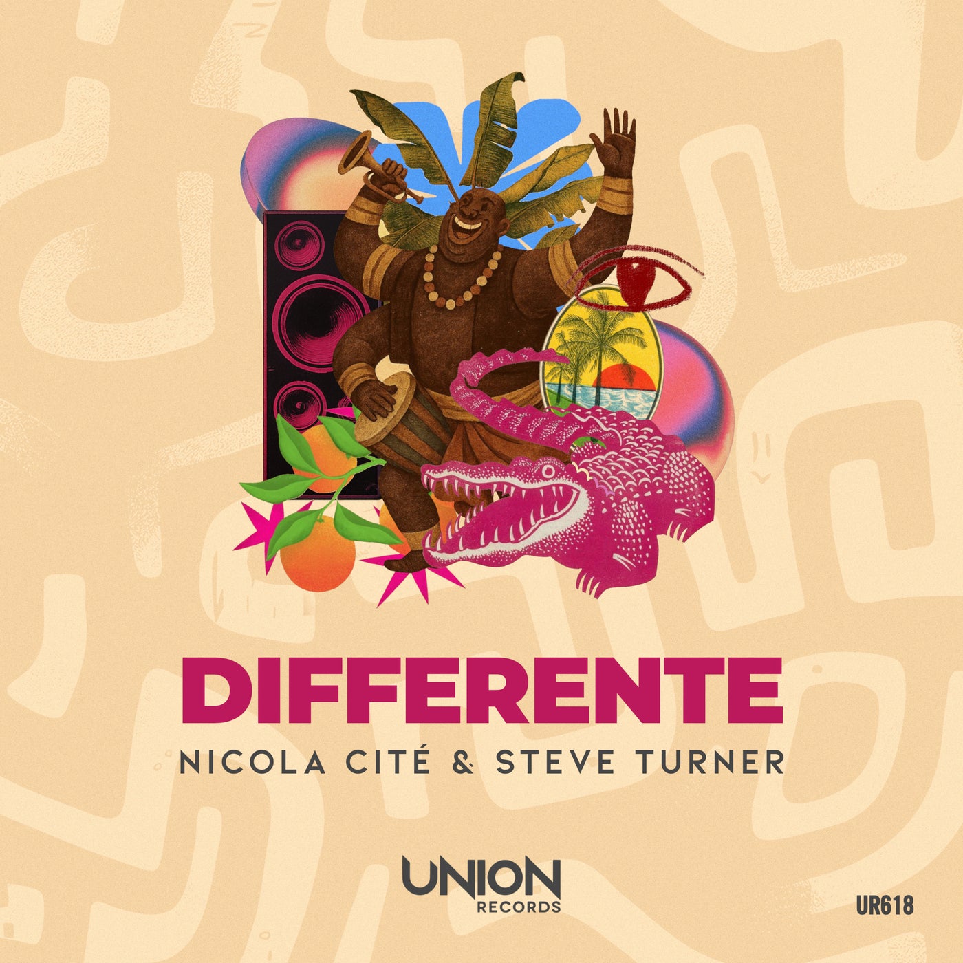 Cover - Nicola Cité, Steve Turner - DIFFERENTE (Original Mix)