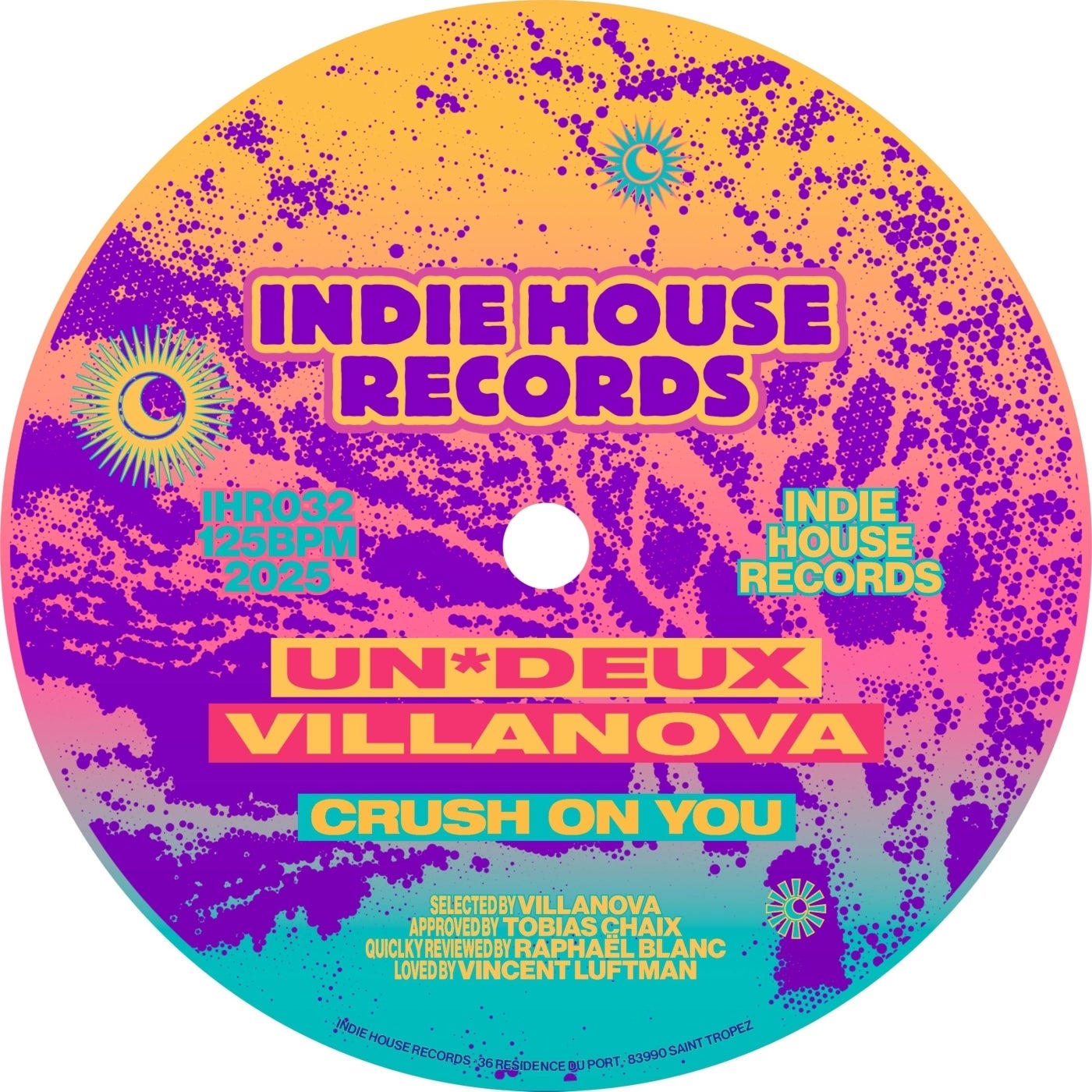 Cover - Villanova (FR), UN*DEUX - Crush On You (Original Mix)