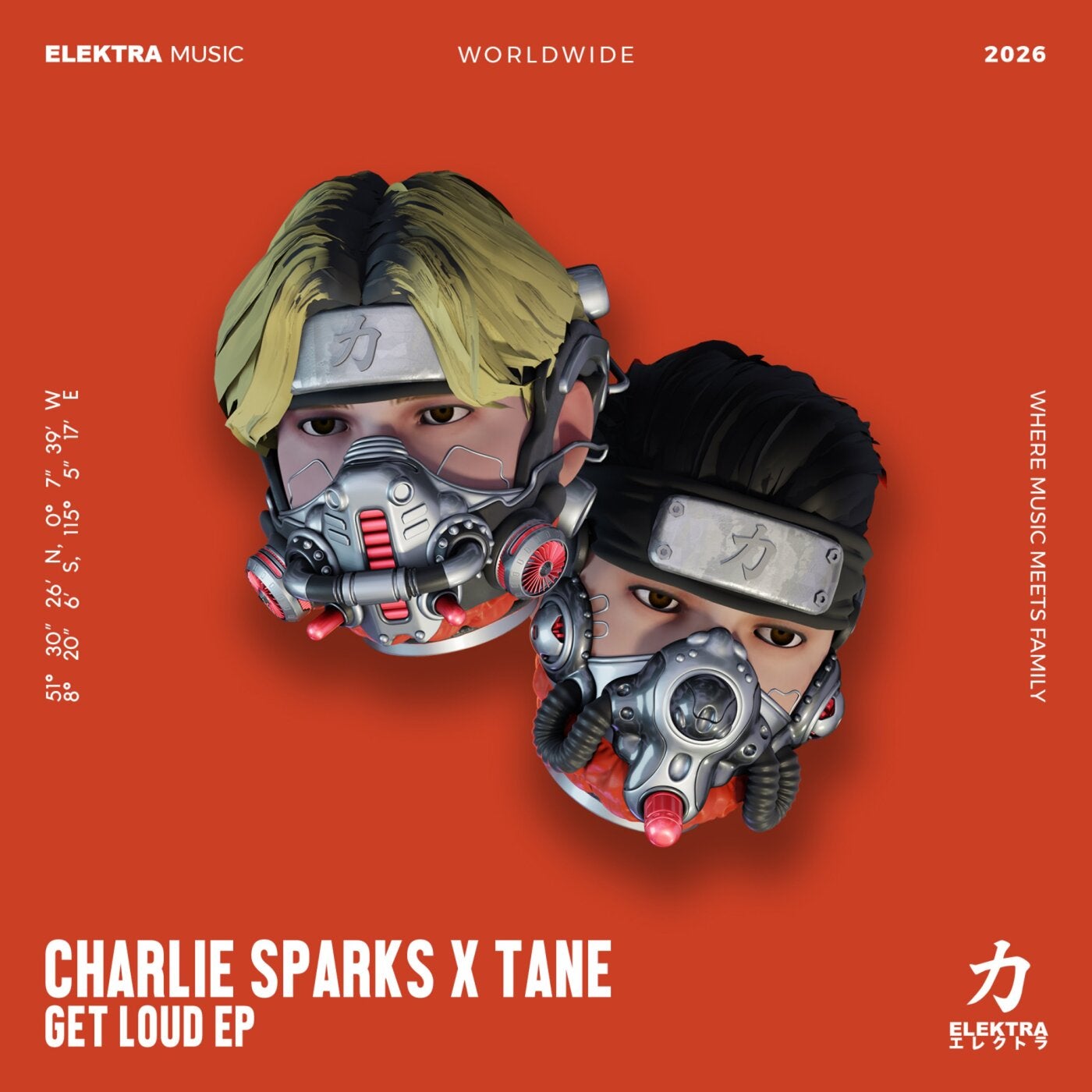 Cover - T A N E, Charlie Sparks (UK) - Get Loud  (Original Mix)