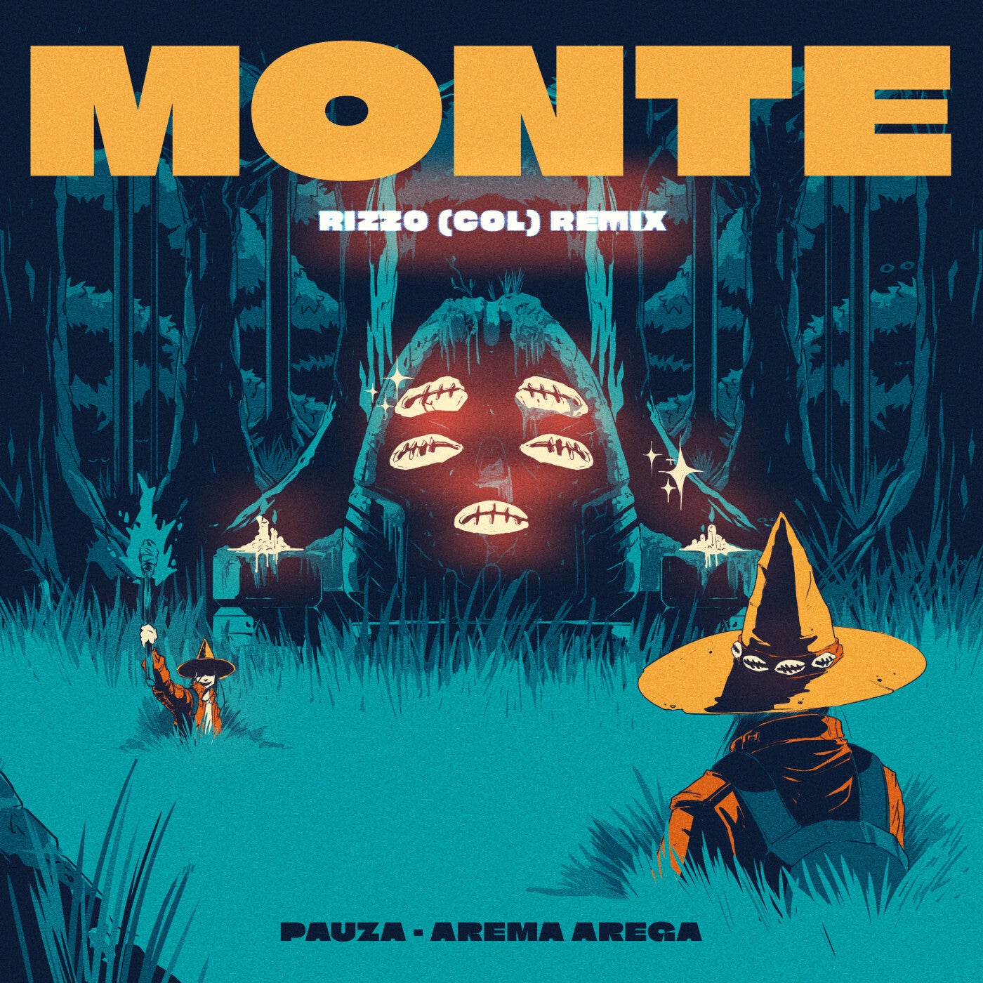 Cover - PAUZA, Arema Arega - Monte (Rizzo (Col) Remix)