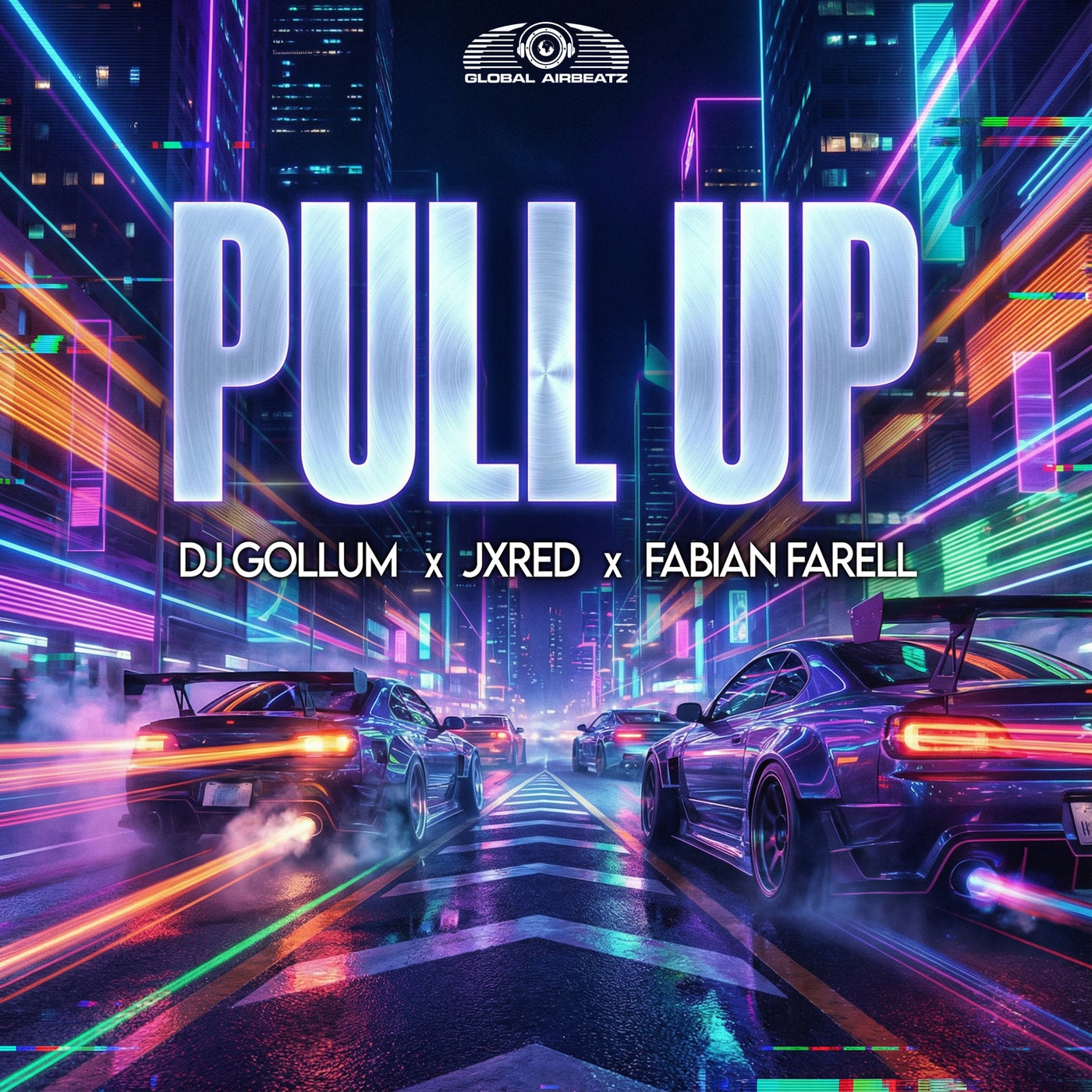Cover - DJ Gollum, Fabian Farell, JXRED - Pull Up  (Extended Mix)