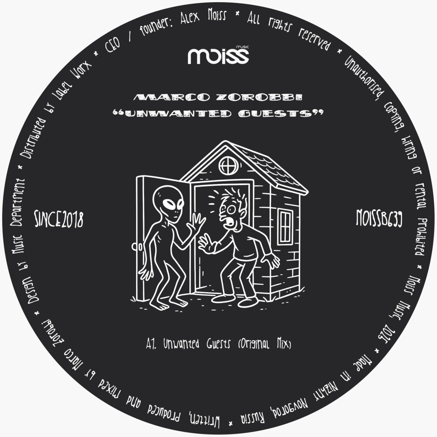 Cover - Marco Zorobbi - Unwanted Guests  (Original Mix)