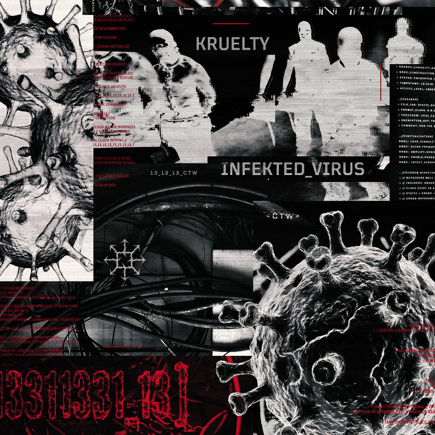 Cover - Kruelty - INFEKTED_VIRUS (PRO_MIX)