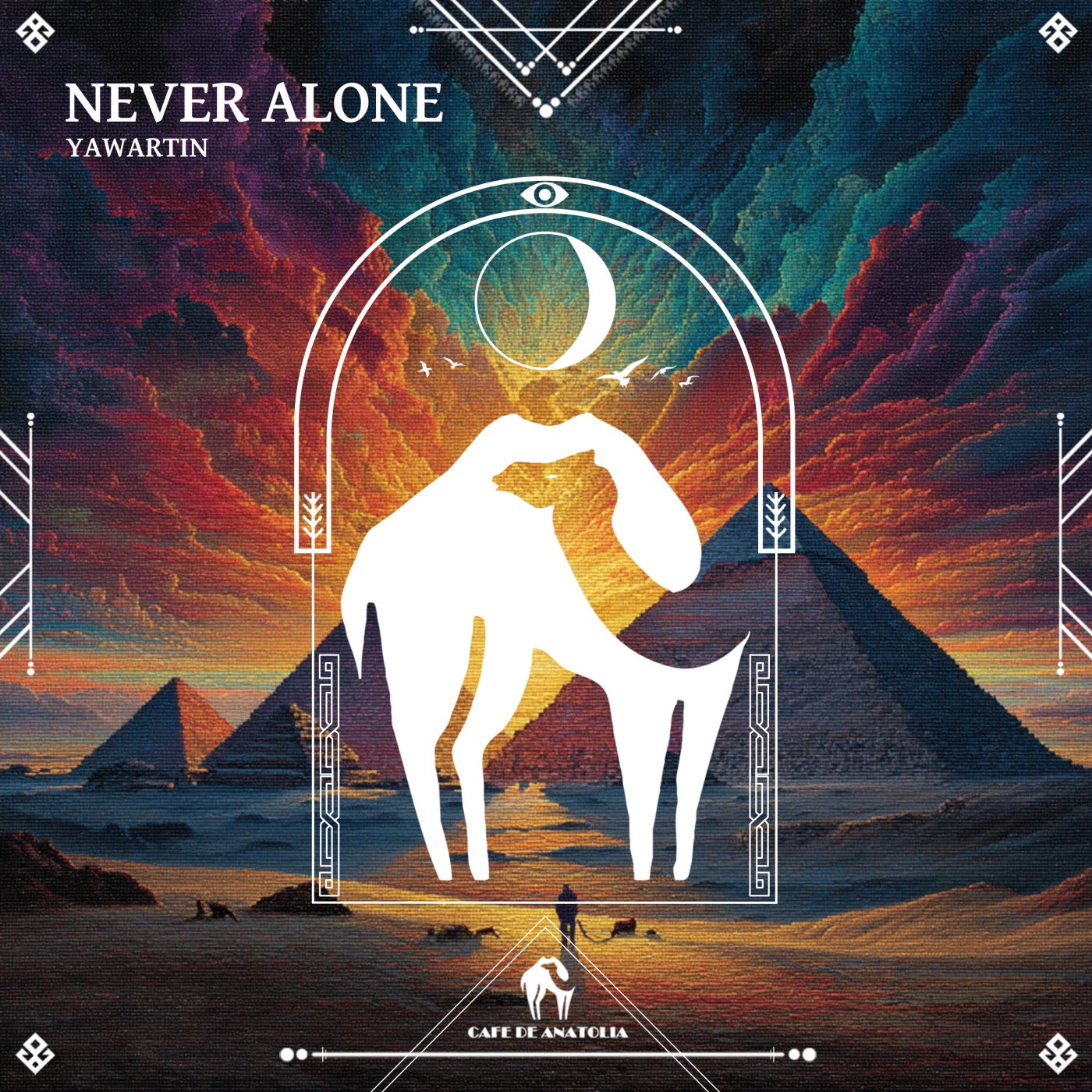 Cover - Cafe De Anatolia, YAWARTIN - Never Alone (Extended Mix)